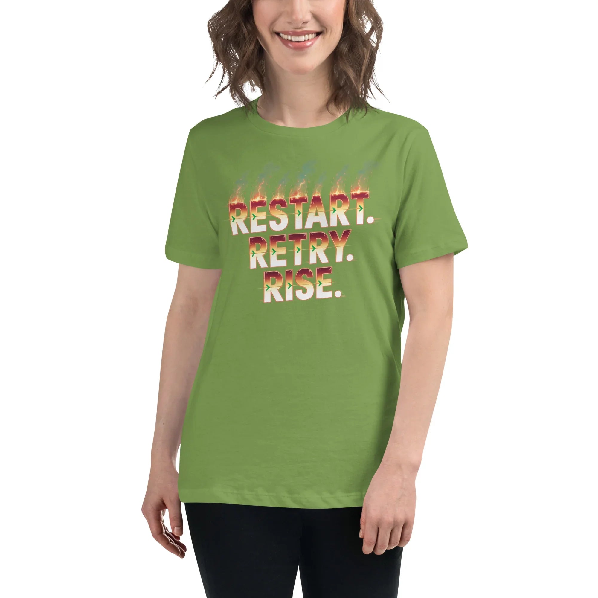 Restart Retry Rise - Rogue Like Action T-Shirt - RaZits