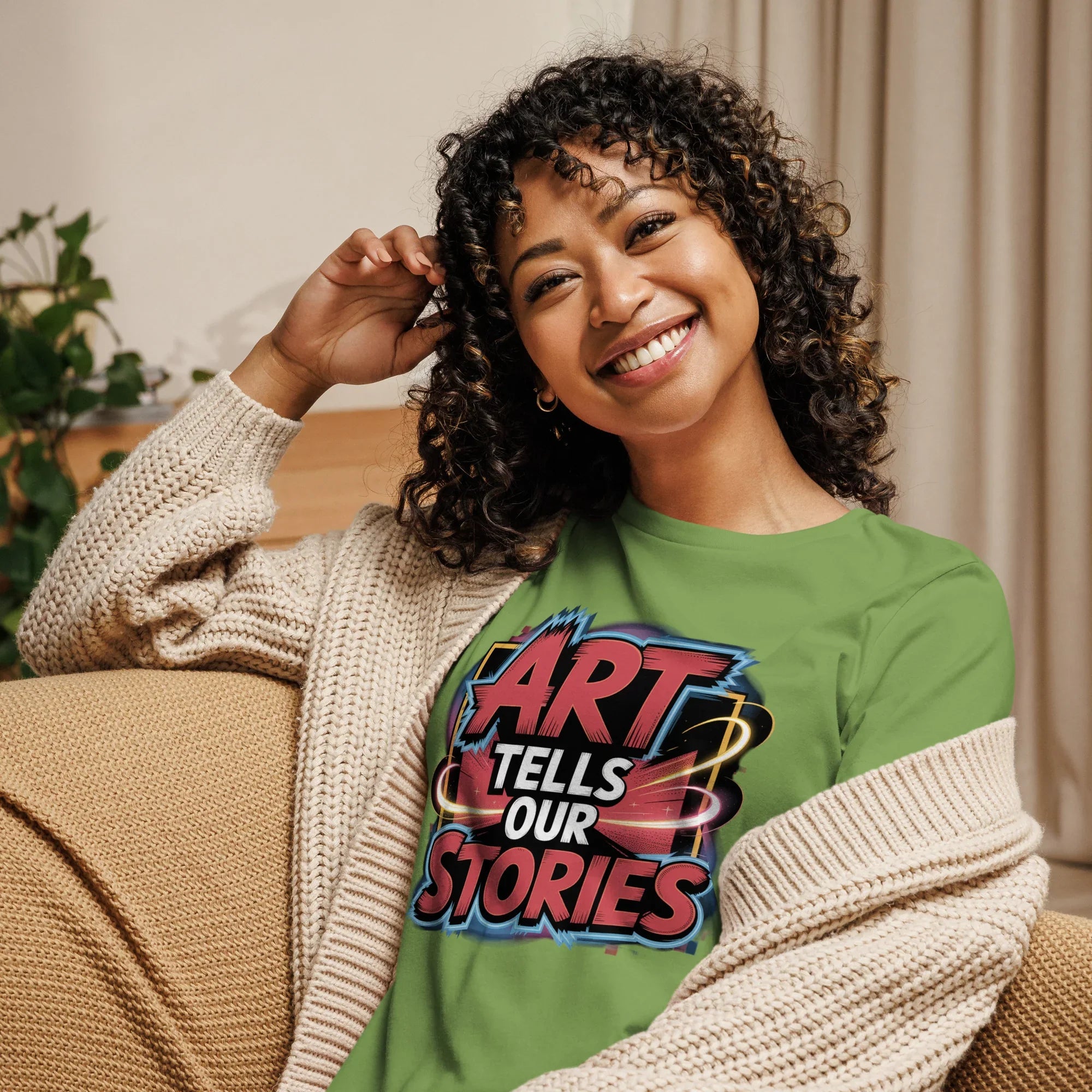 Art Tells Our Stories Shirt – Creative Expression Adventure Tee - RaZits
