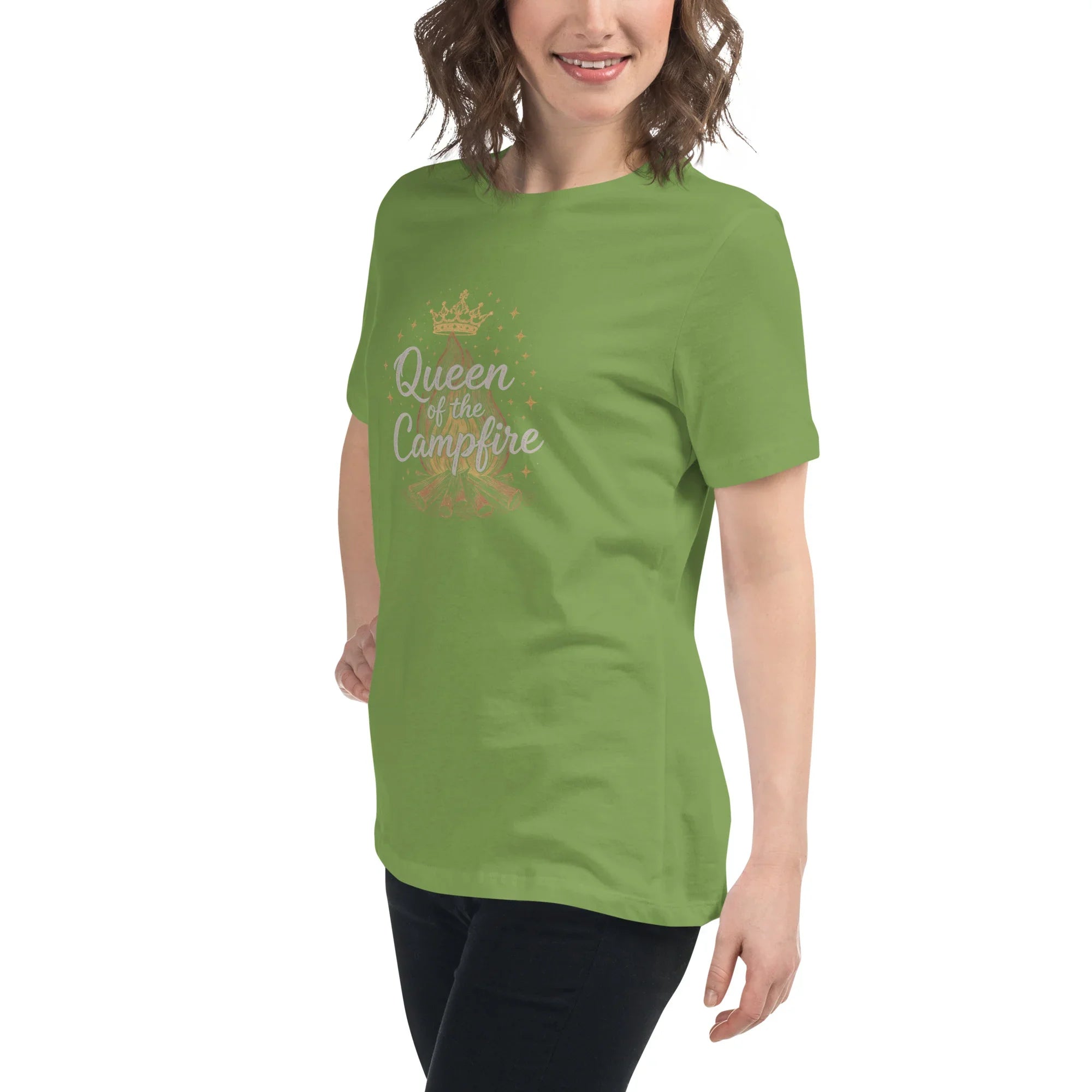 Queen of the Campfire Tee – Outdoor Art Shirt - RaZits