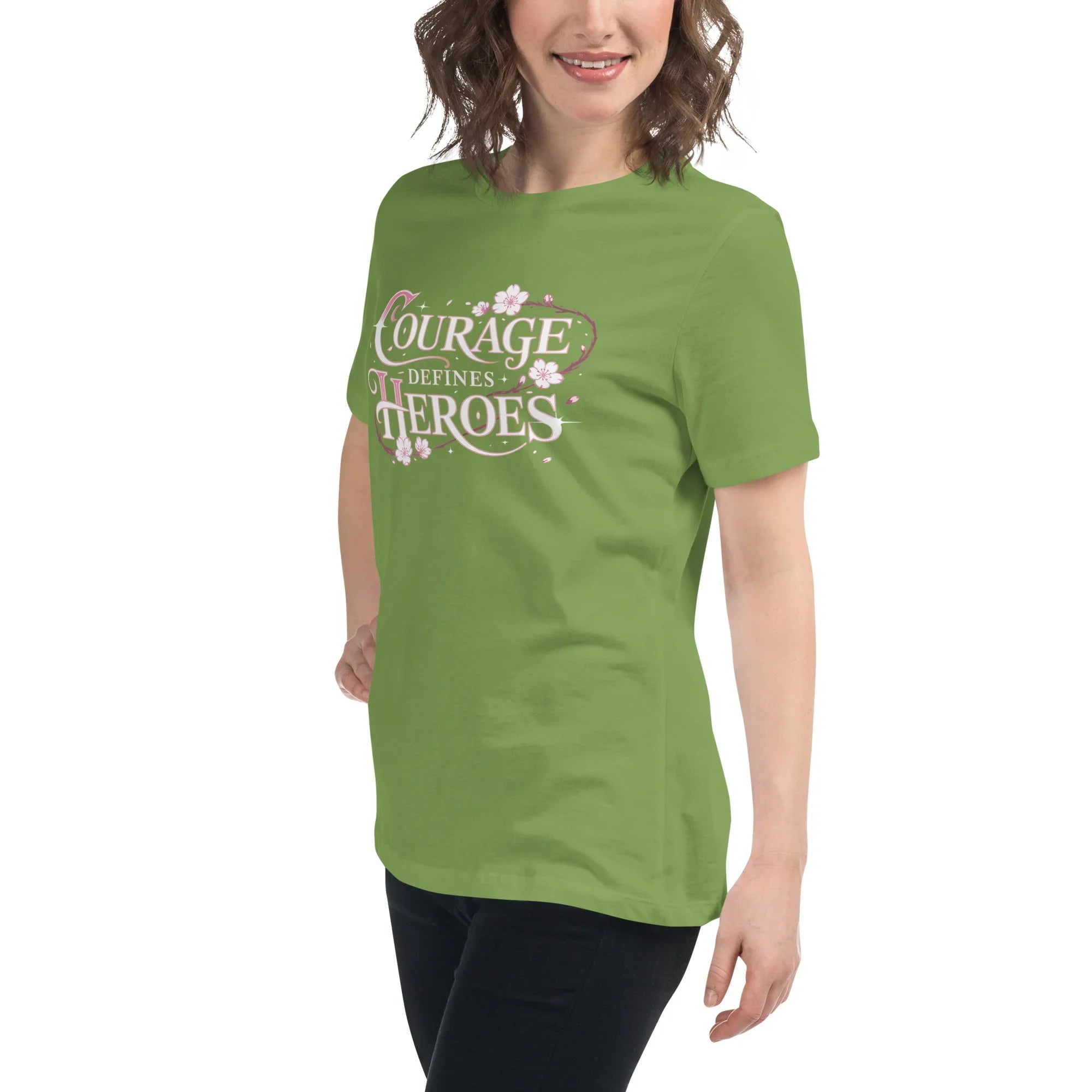Courage Defines Heroes – JRPG Sakura T-Shirt - RaZits