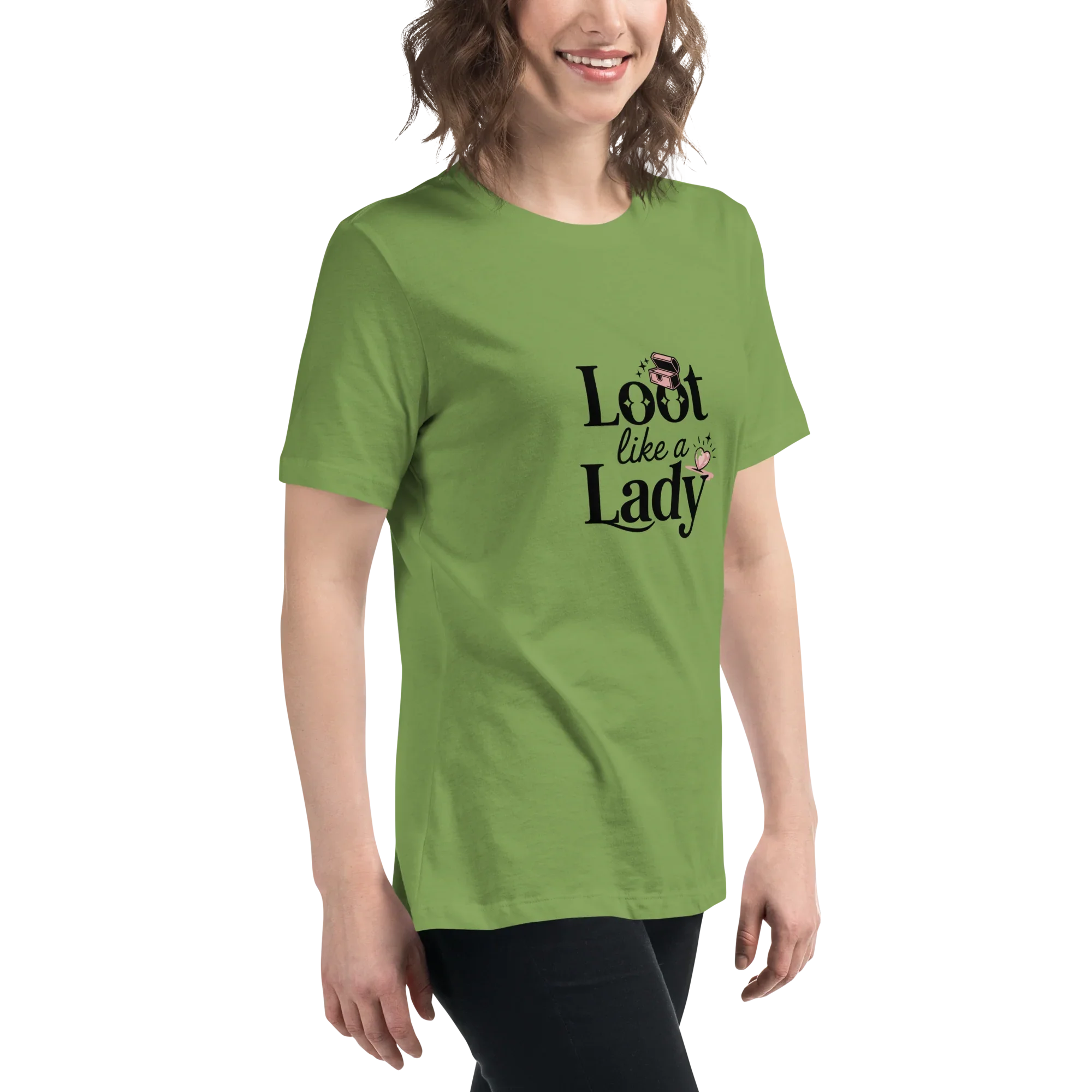Loot Like a Lady Shirt – Red Gamer Girl Tee - RaZits