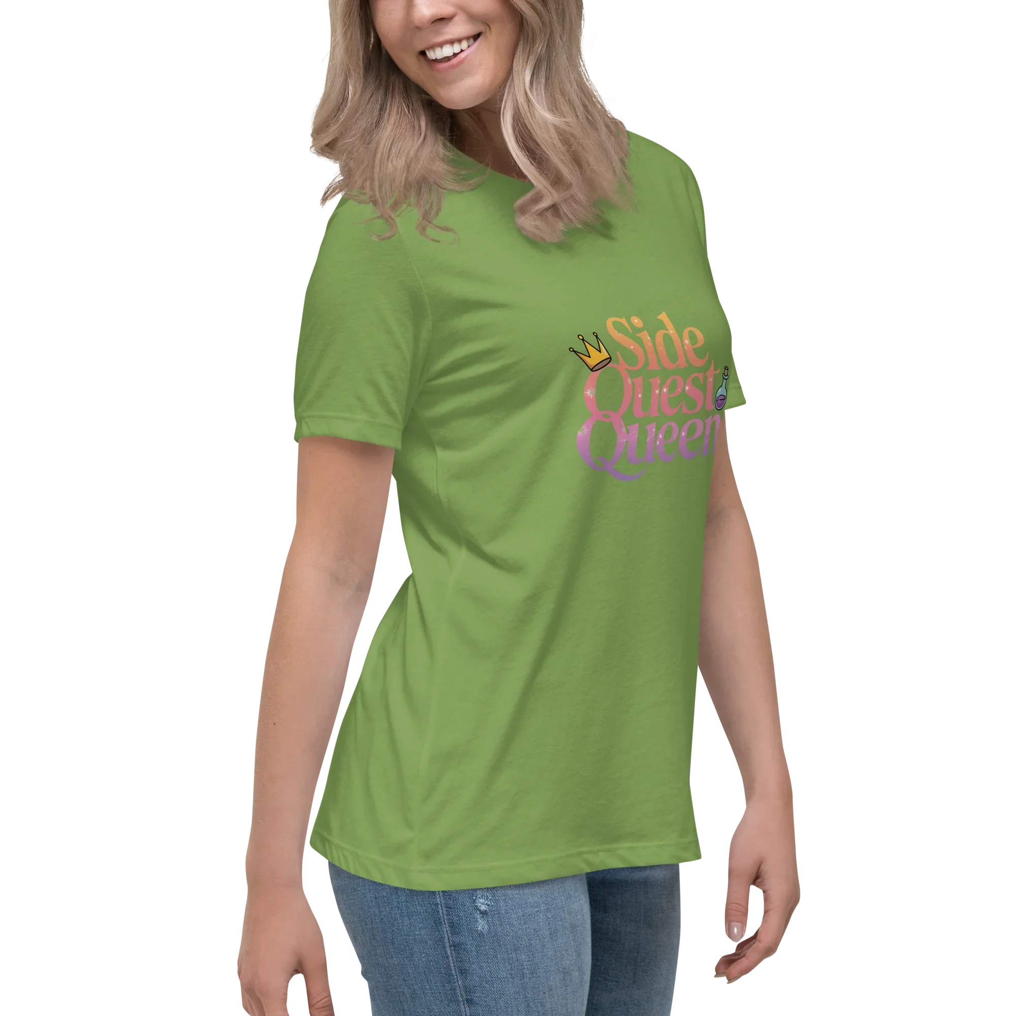 Side Quest Queen Shirt – Fantasy Gamer Girl Tee - RaZits