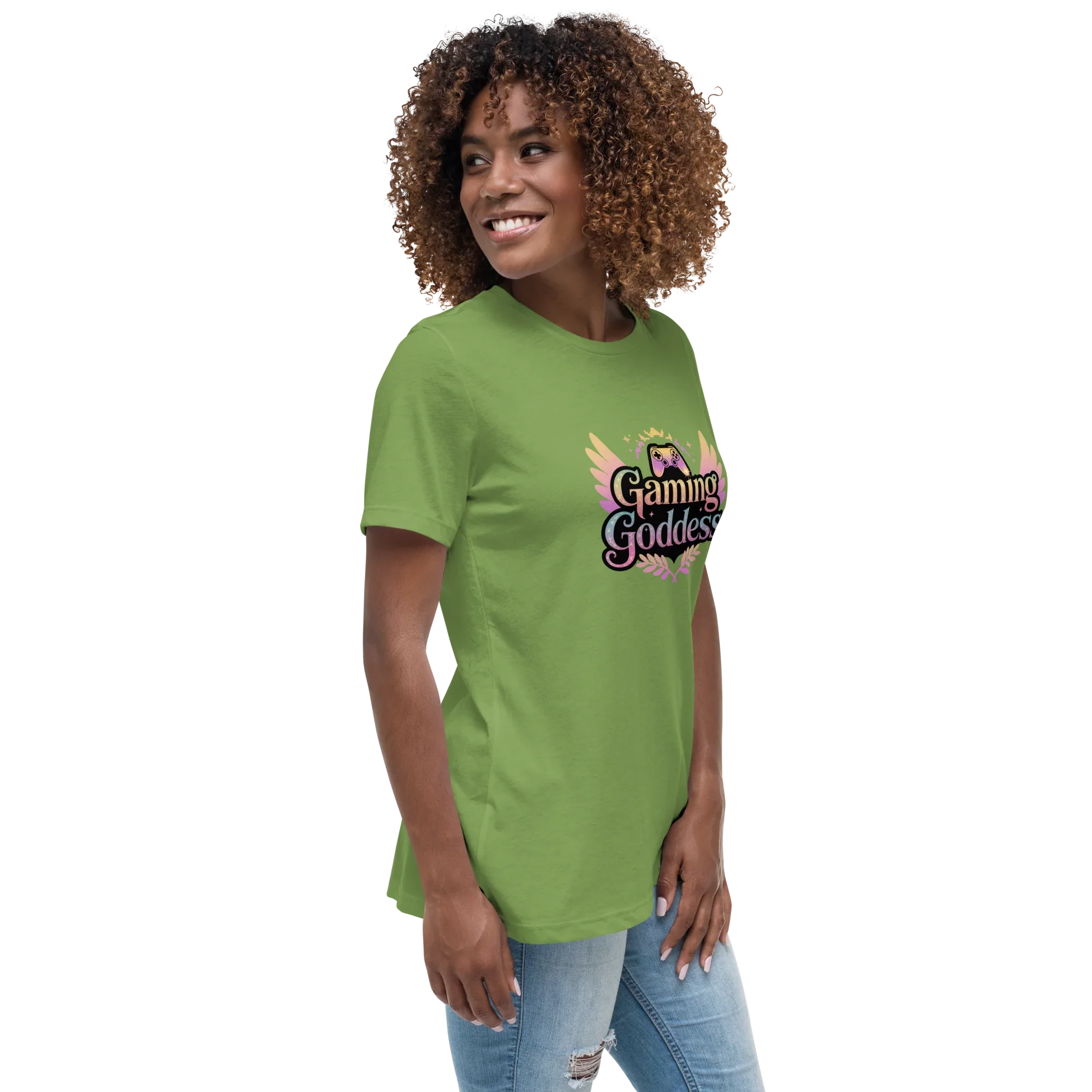 Gaming Goddess Tee – Winged Gamer Girl Shirt - RaZits