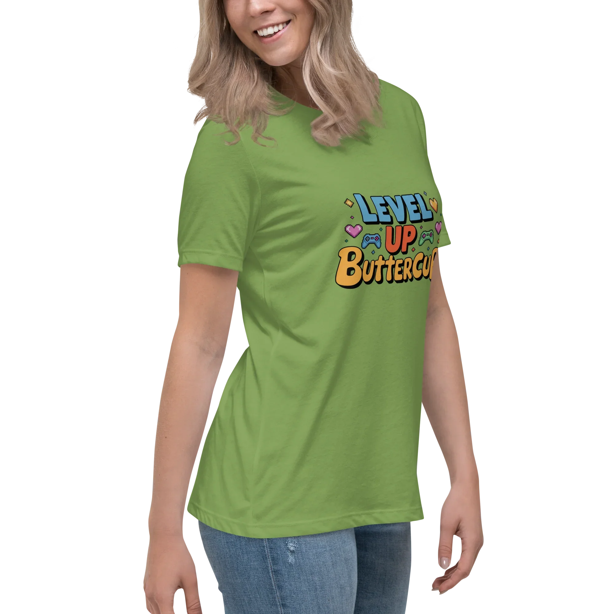 Level Up Buttercup Shirt – Cute Gamer Girl Tee - RaZits