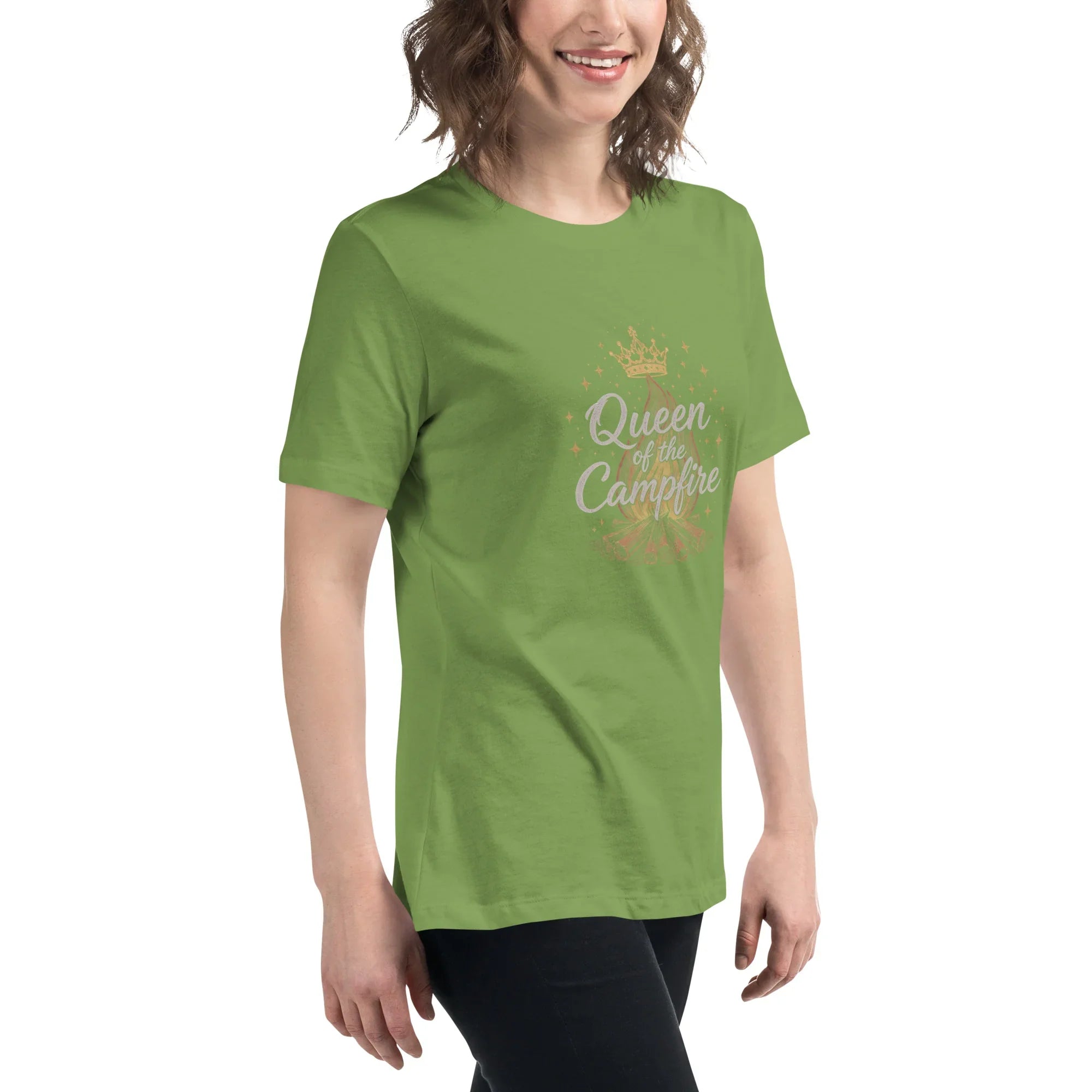 Queen of the Campfire Tee – Outdoor Art Shirt - RaZits