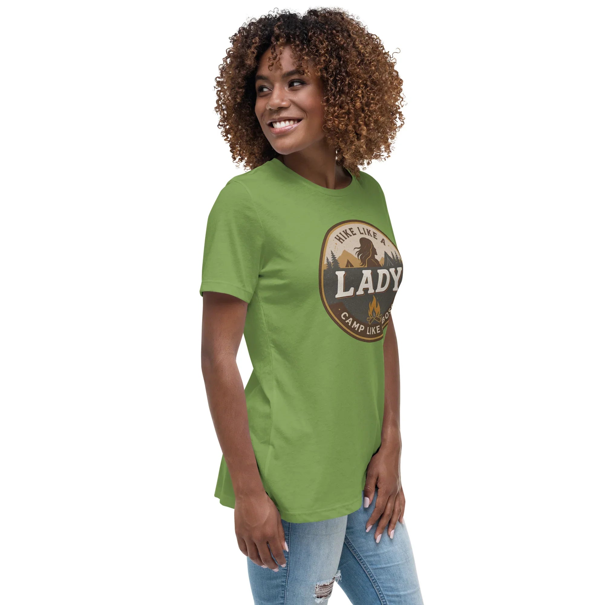 Camp Like a Boss Tee – Hike Like a Lady Graphic Shirt - RaZits