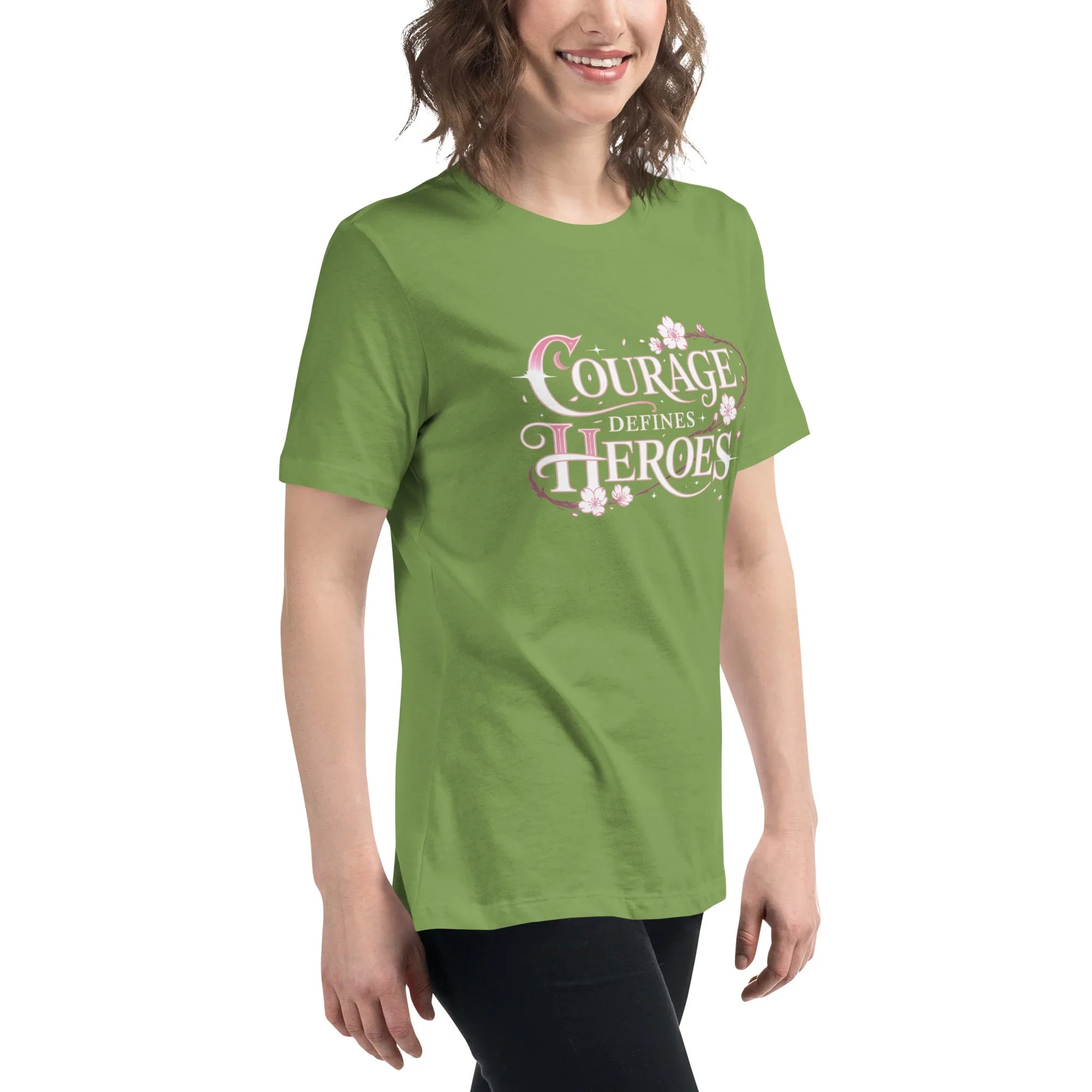 Courage Defines Heroes – JRPG Sakura T-Shirt - RaZits