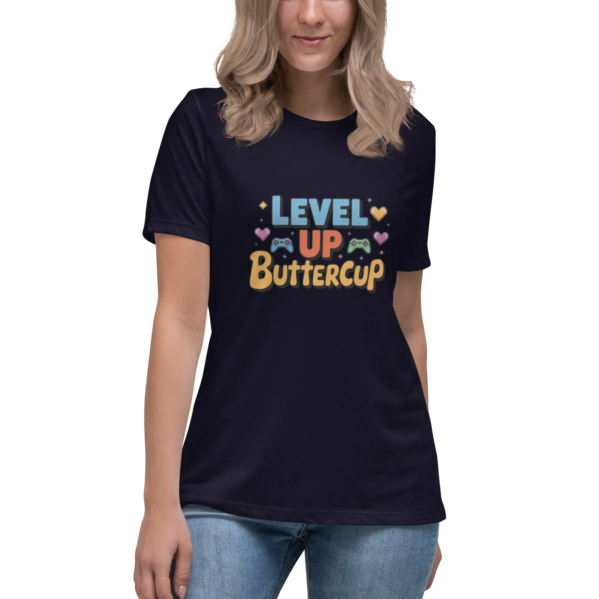 Level Up Buttercup Shirt – Cute Gamer Girl Tee - RaZits