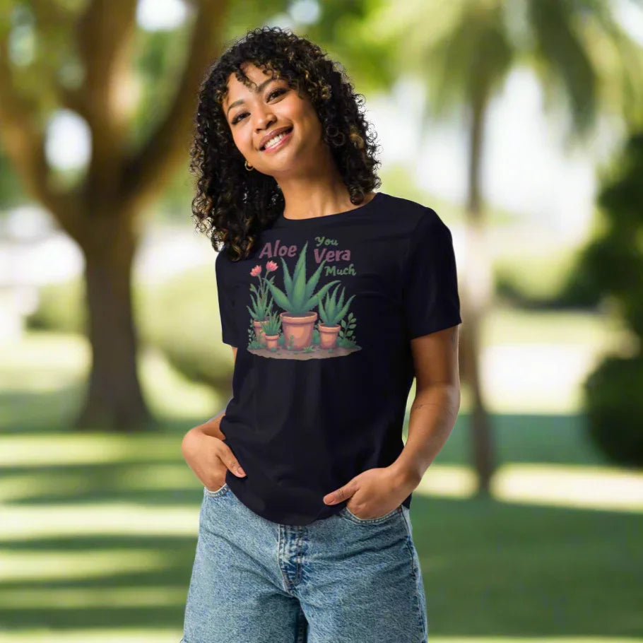 Aloe You Vera Much Tee – Funny Succulent Graphic T-Shirt - RaZits