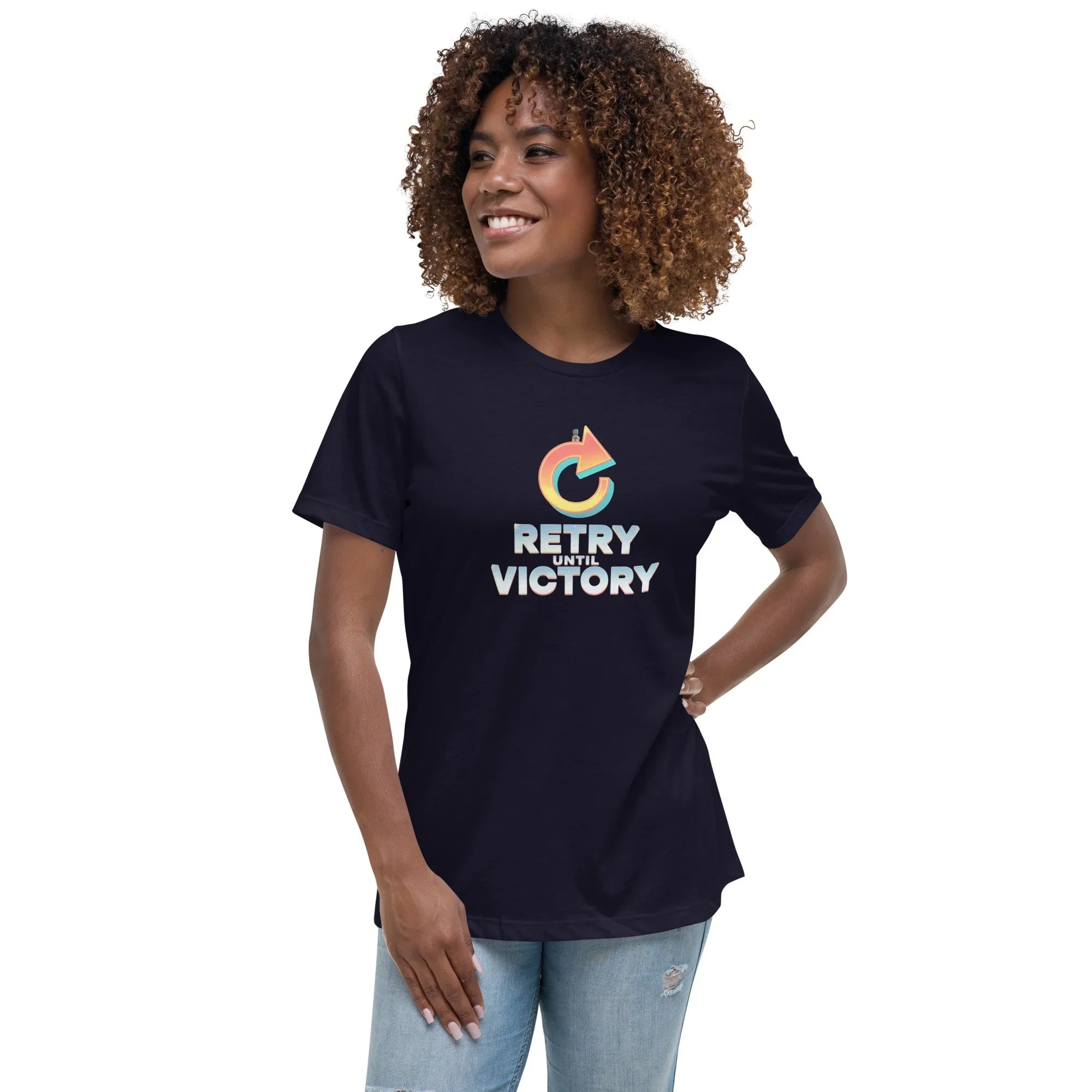 Retry Until Victory - Rogue Like Action T-Shirt - RaZits
