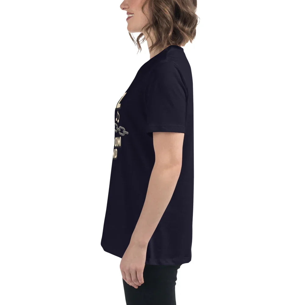 Jazz Is Freedom Found – Relaxed Fit Cotton Tee - RaZits