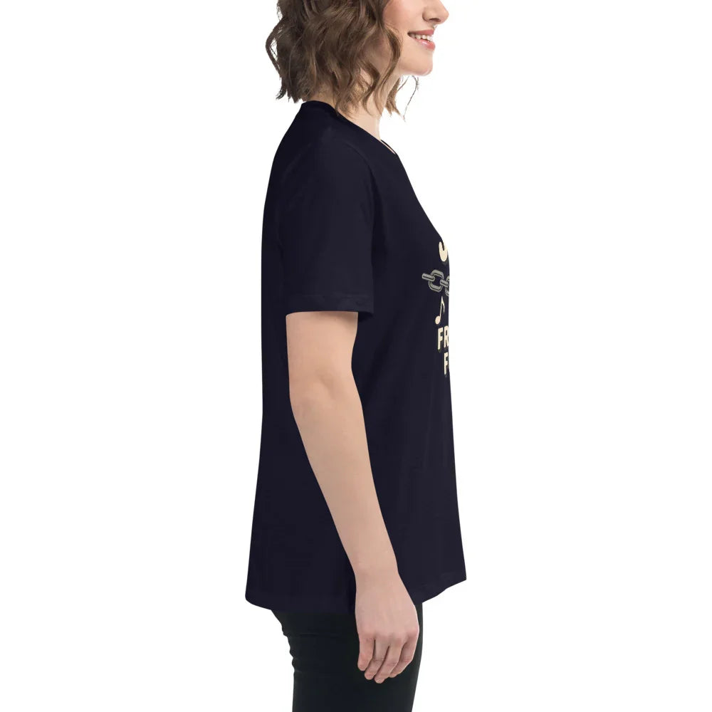 Jazz Is Freedom Found – Relaxed Fit Cotton Tee - RaZits