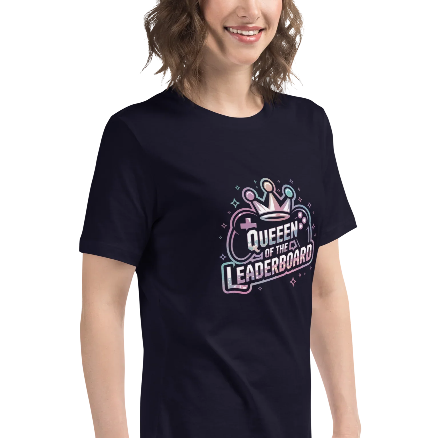 Queen of the Leaderboard Shirt – Gamer Girl Tee - RaZits