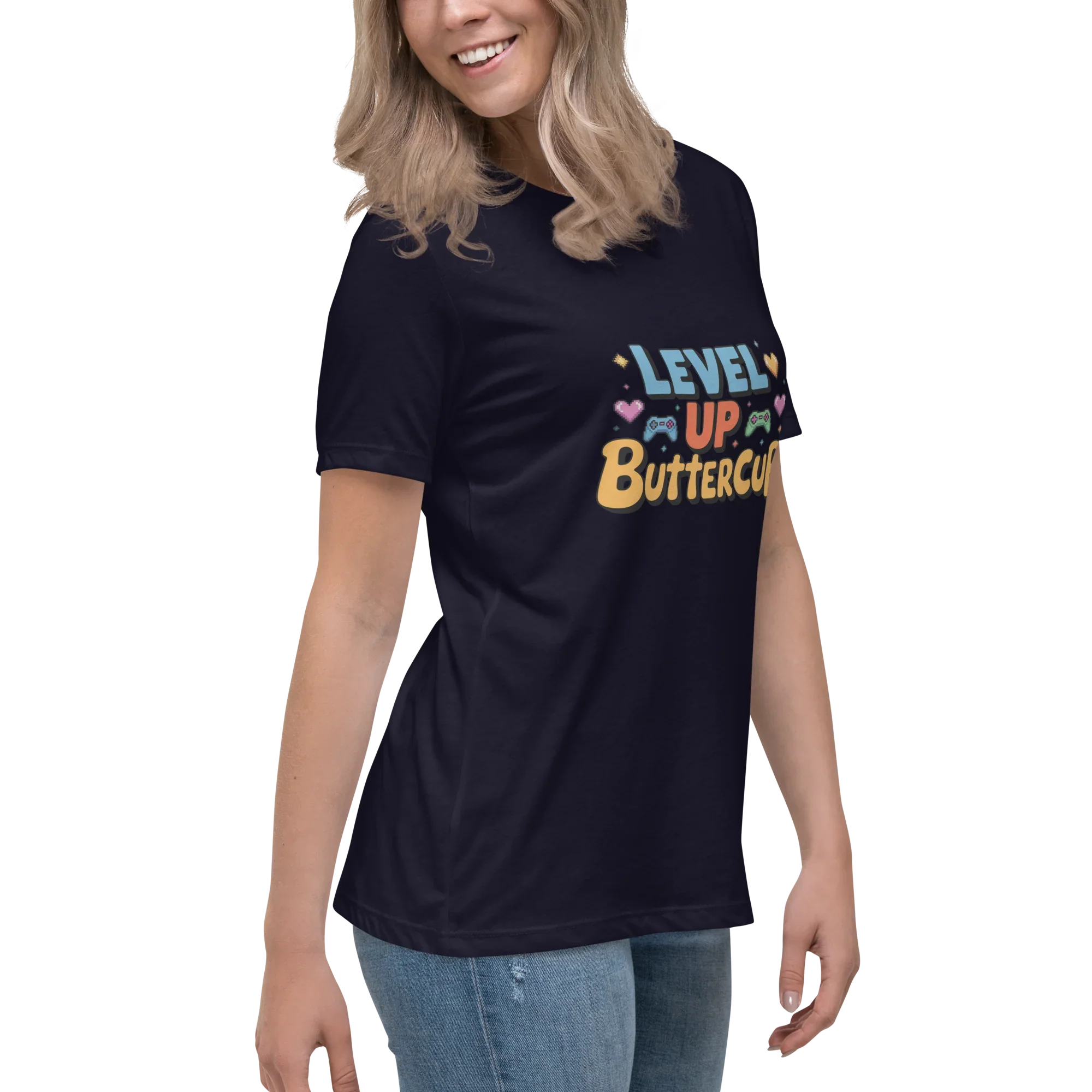 Level Up Buttercup Shirt – Cute Gamer Girl Tee - RaZits