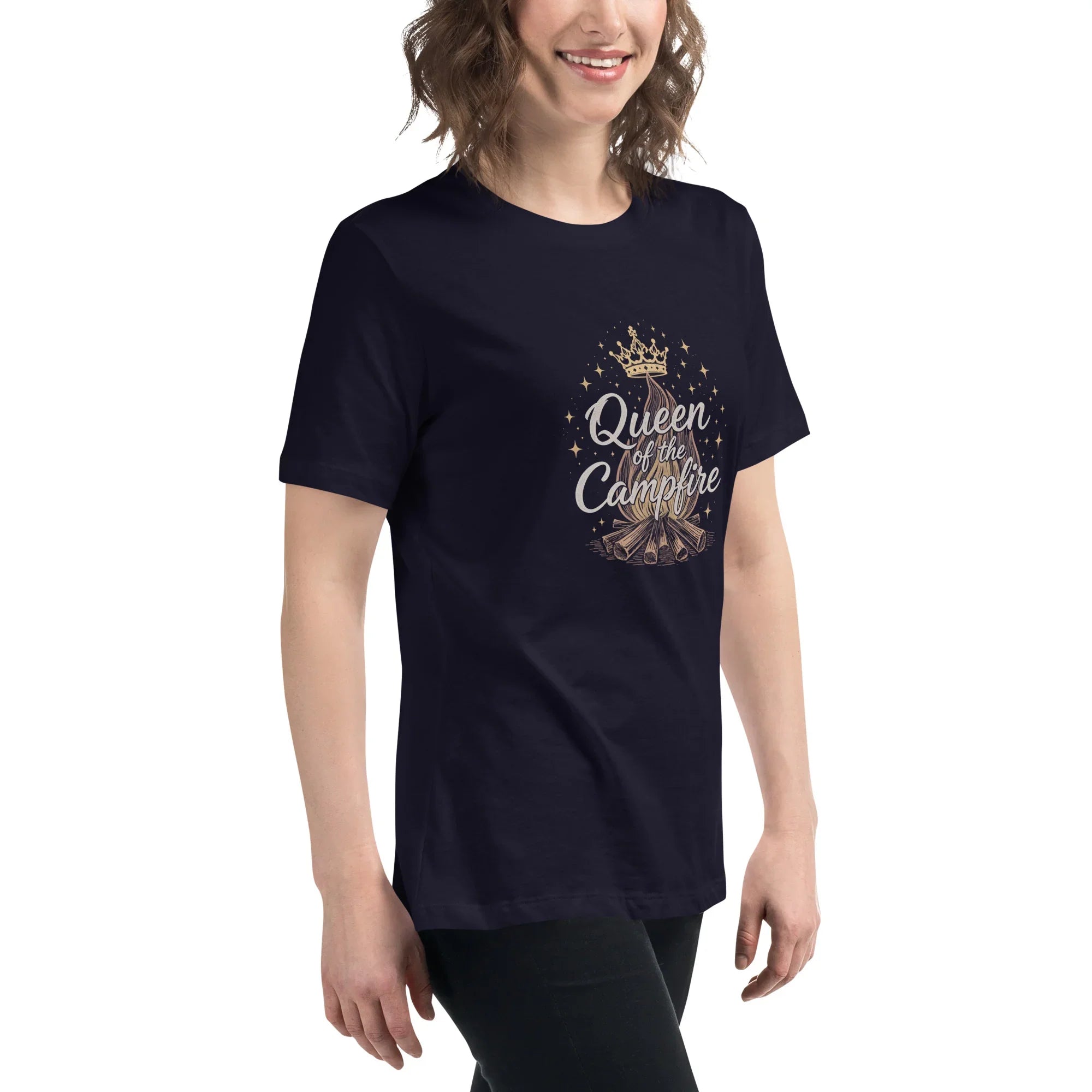Queen of the Campfire Tee – Outdoor Art Shirt - RaZits