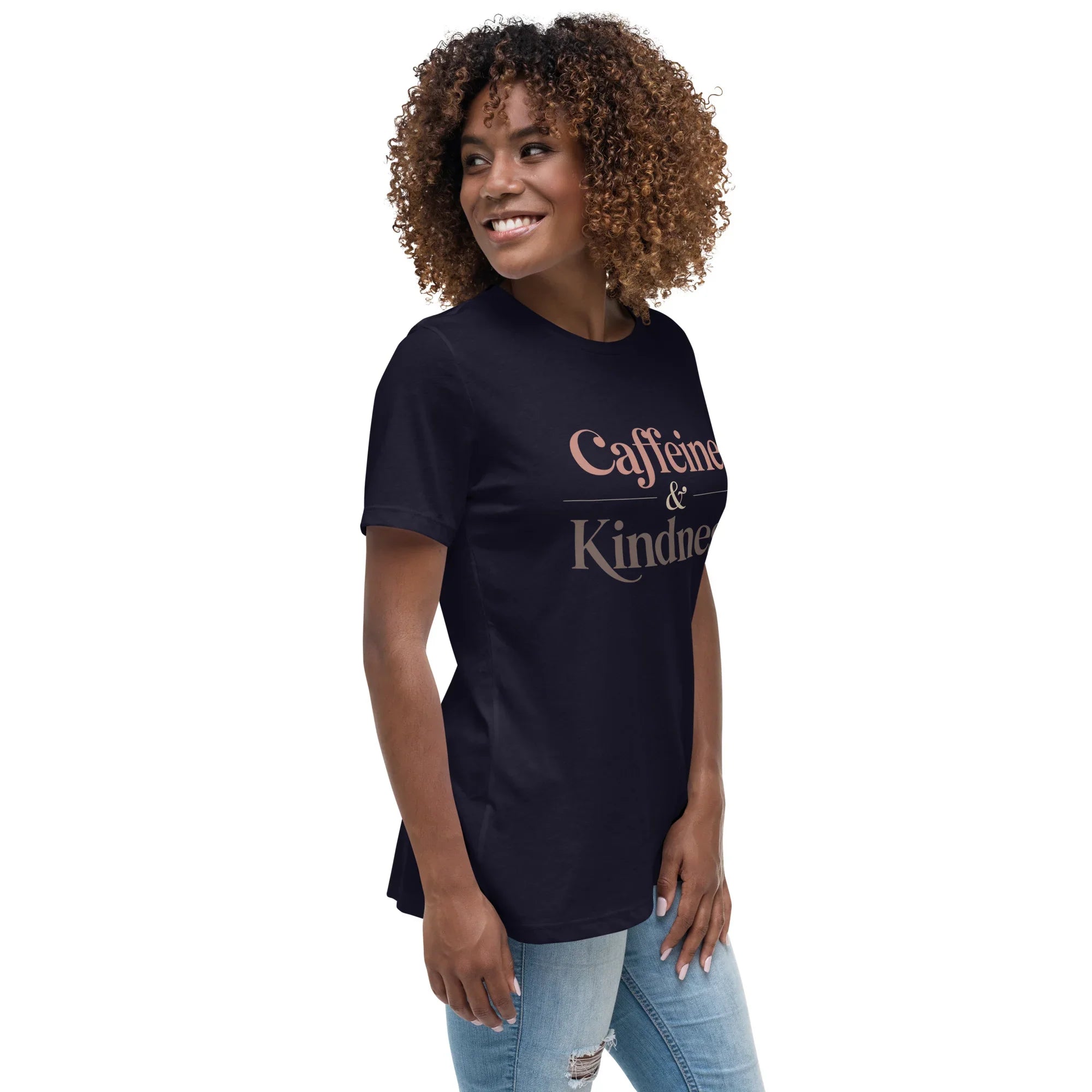 Caffeine & Kindness Minimalist Tee - RaZits