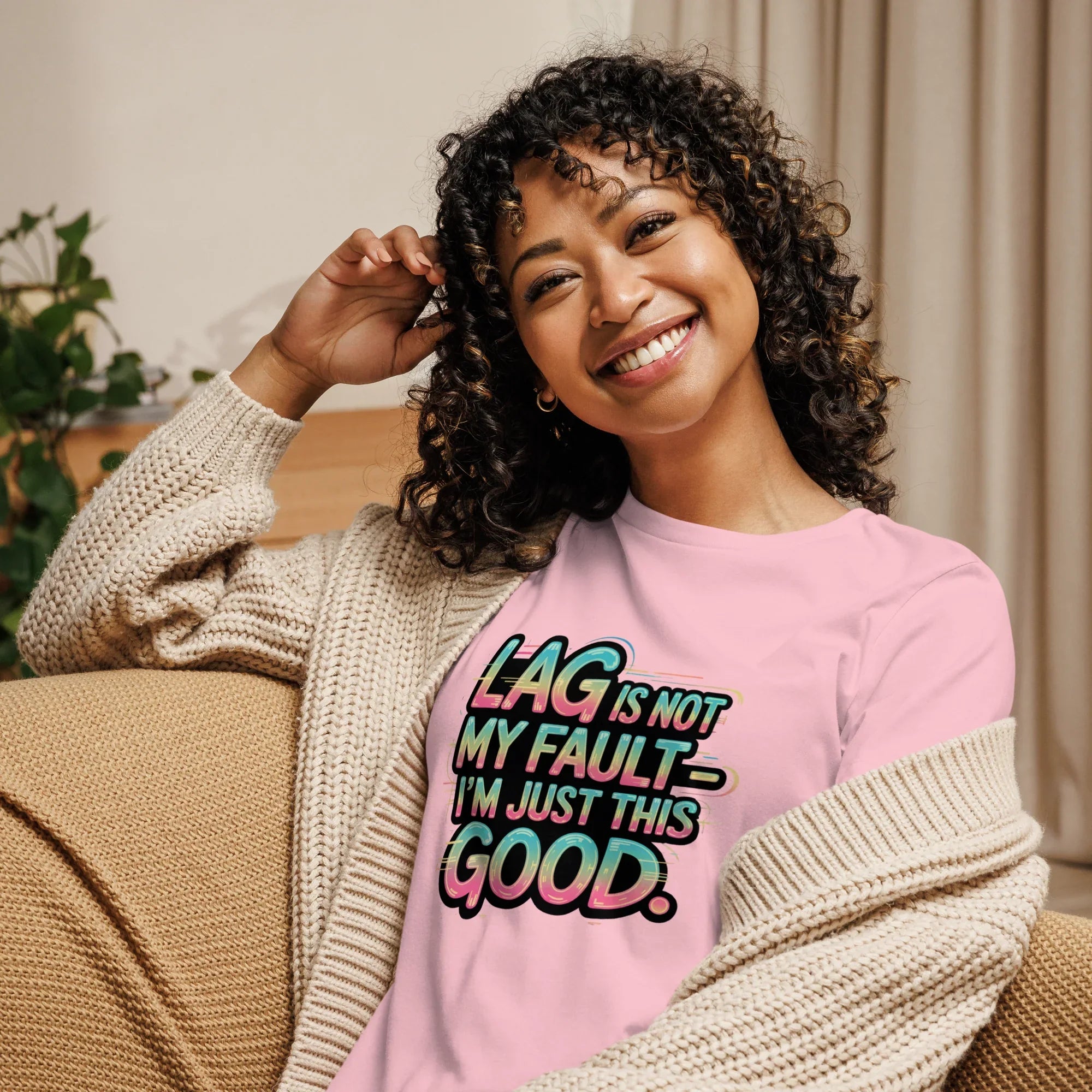 Lag Is Not My Fault Shirt – Funny Gamer Girl Tee - RaZits