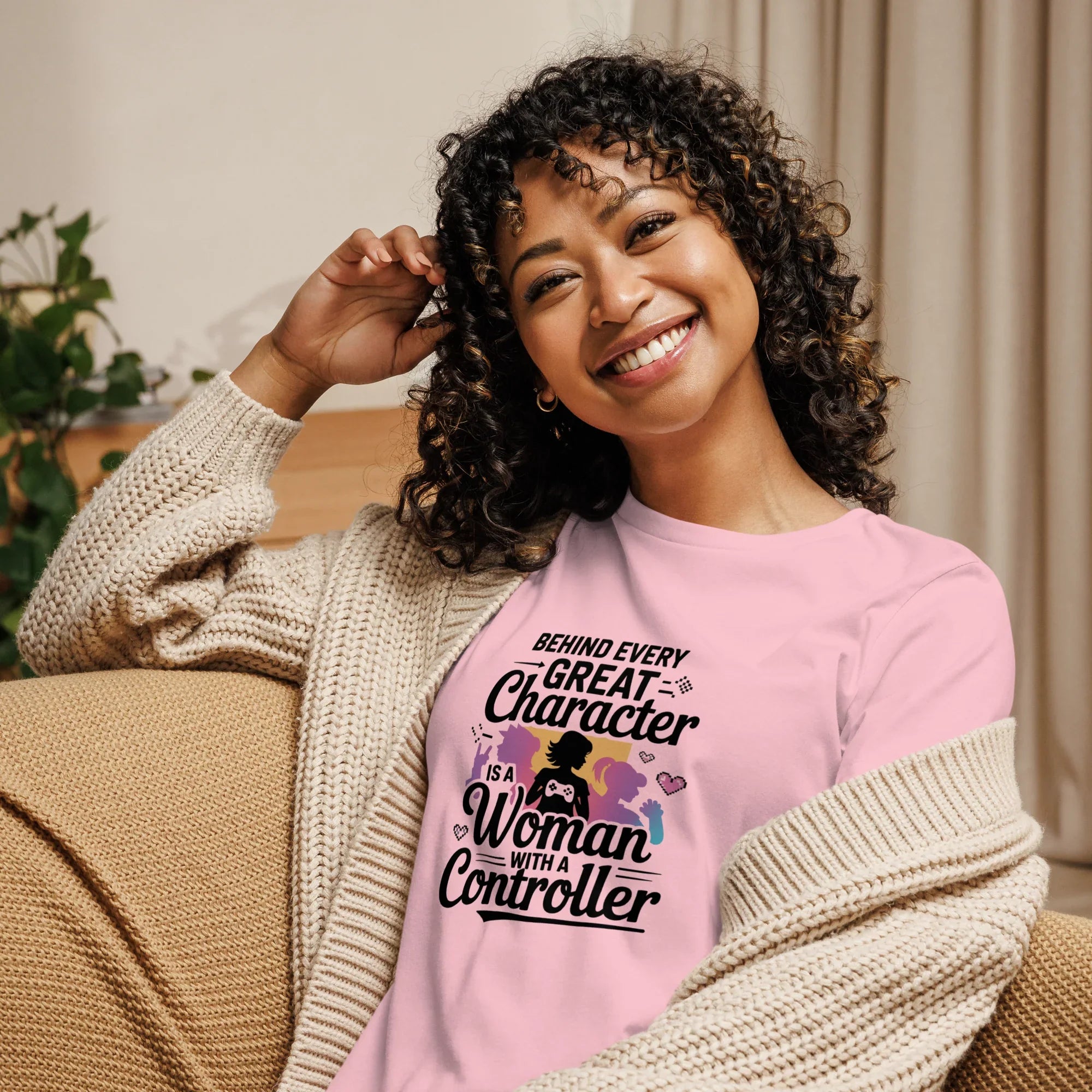 Woman with a Controller Shirt – Gamer Girl Power Tee - RaZits