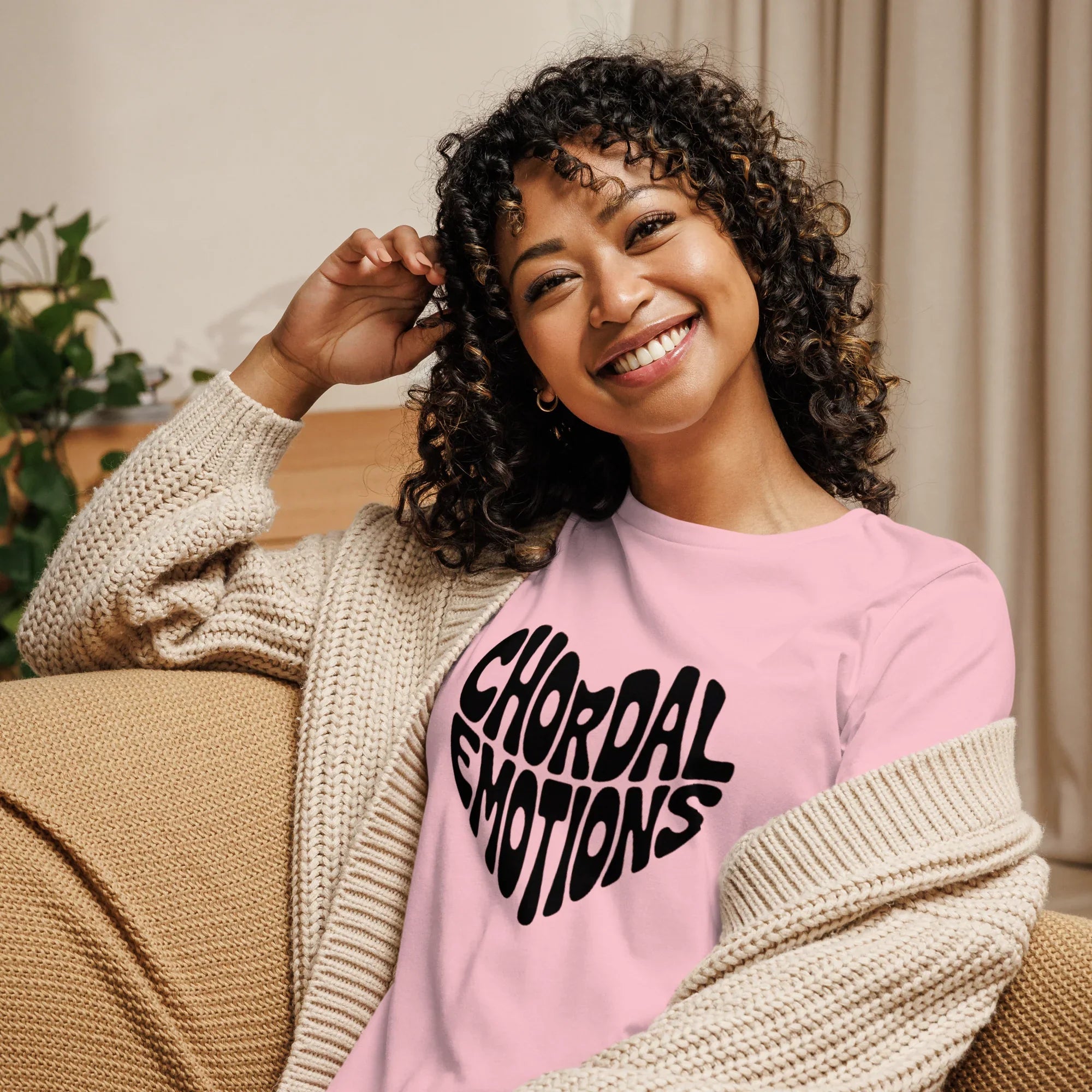 Chordal Emotions Groovy Heart Tee - RaZits
