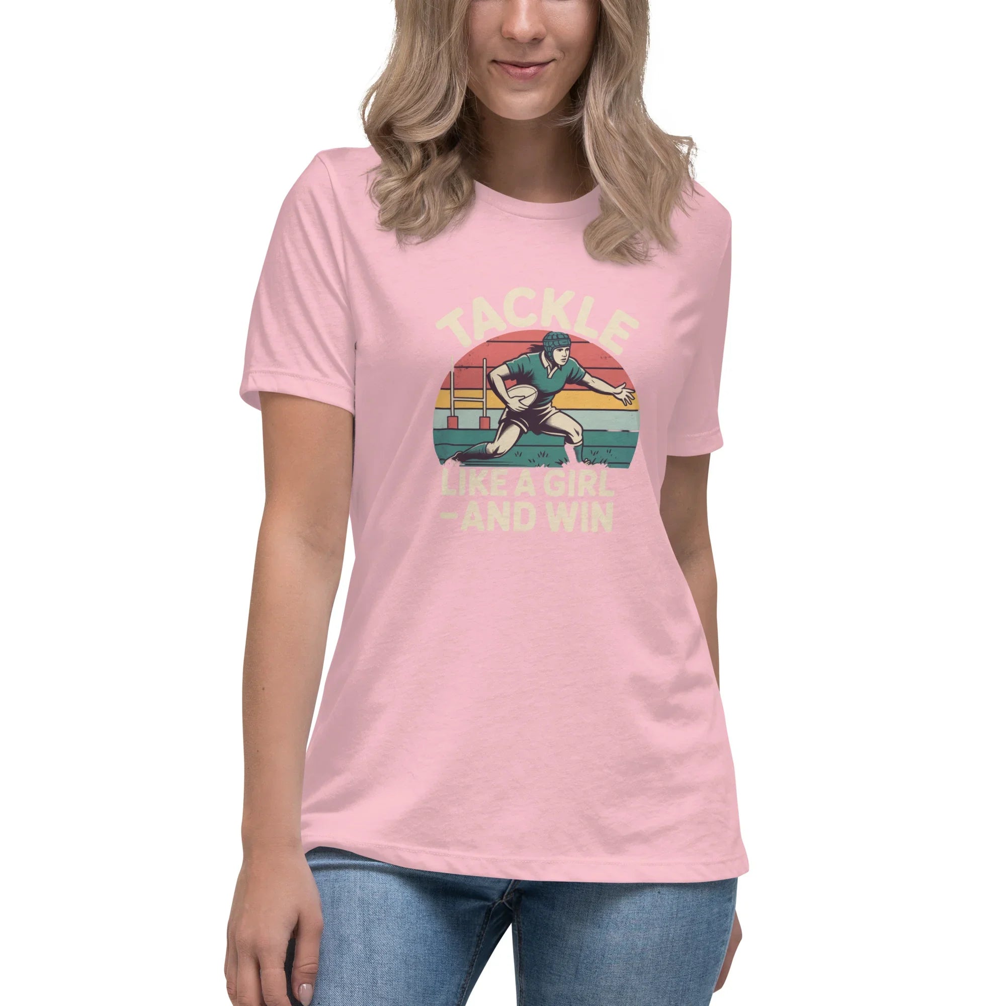 Tackle Like a Girl Tee – Win Bold Rugby Style - RaZits