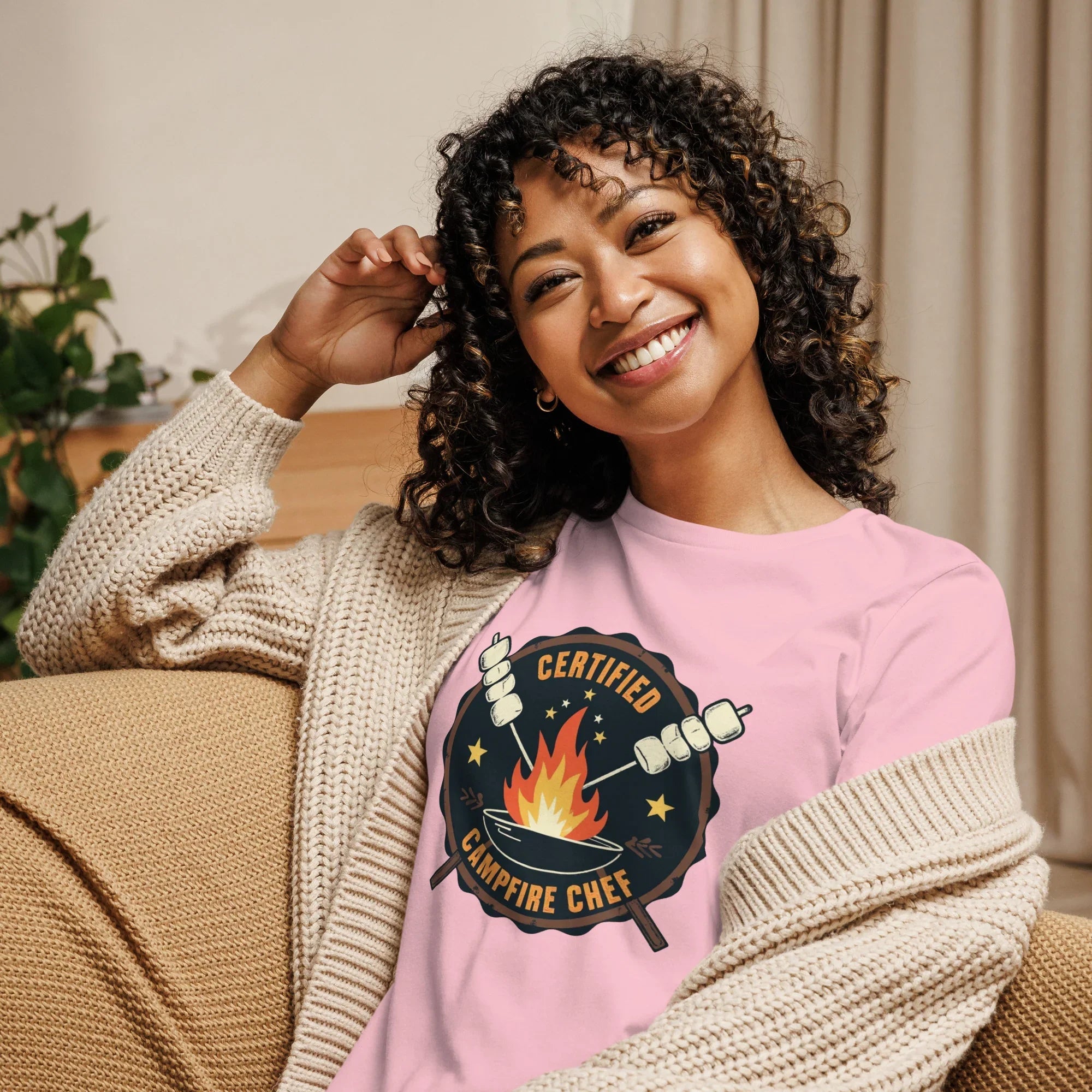 Powered by S’mores Tee – Marshmallow Camping Shirt - RaZits