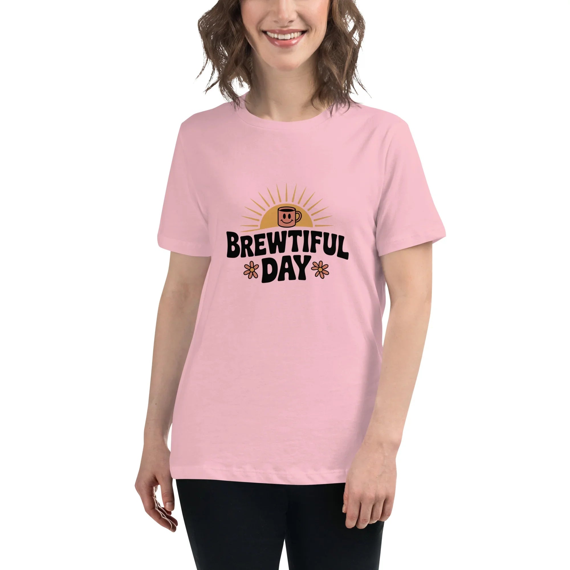 Brewtiful Day Sunrise Coffee Tee - RaZits