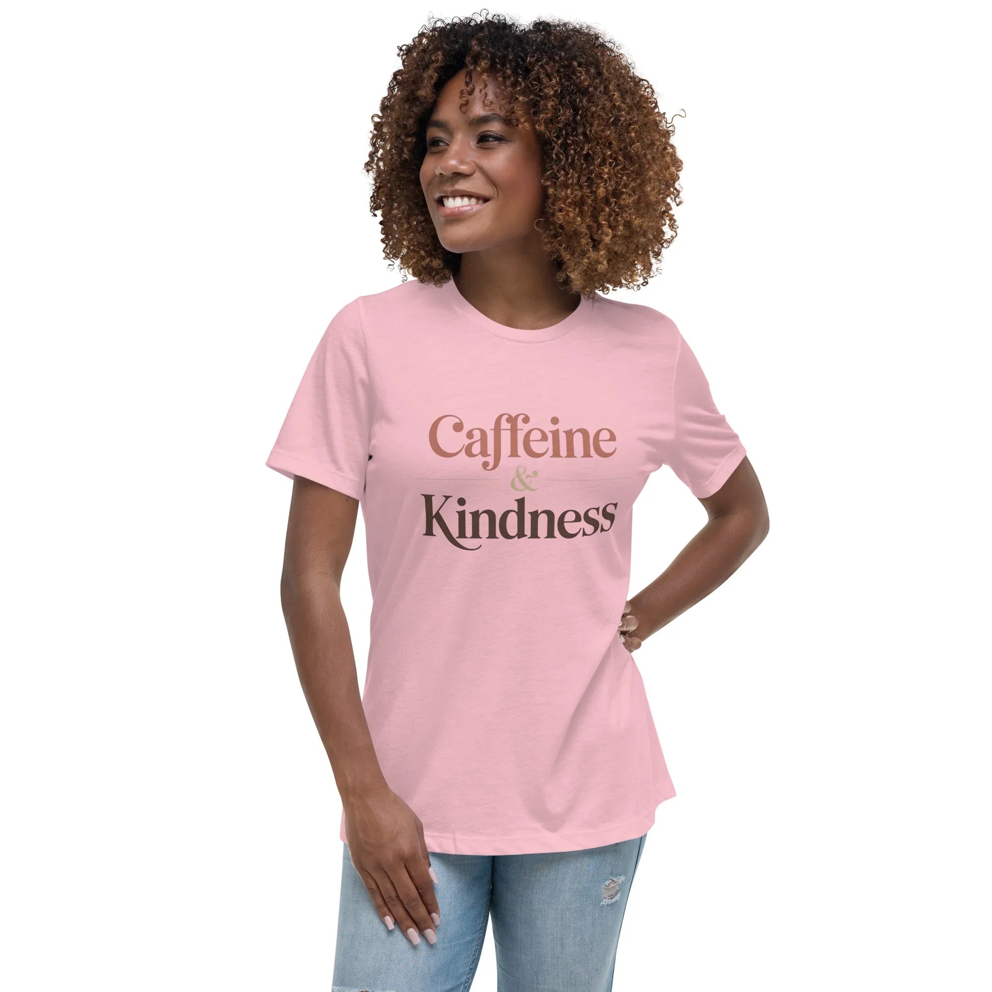 Caffeine & Kindness Minimalist Tee - RaZits