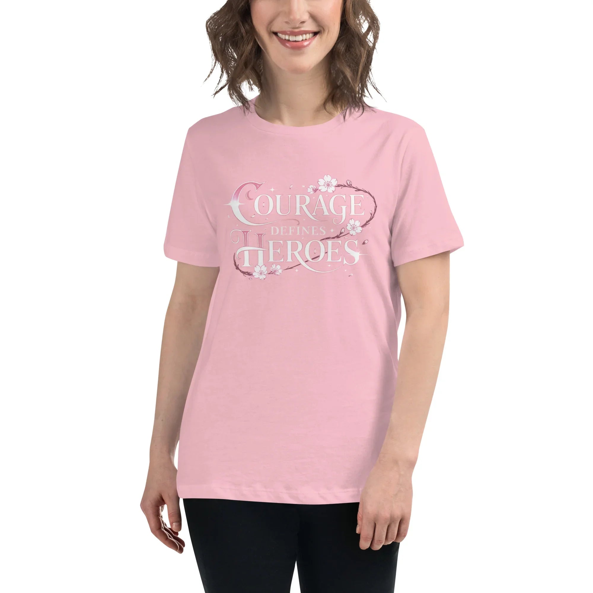 Courage Defines Heroes – JRPG Sakura T-Shirt - RaZits