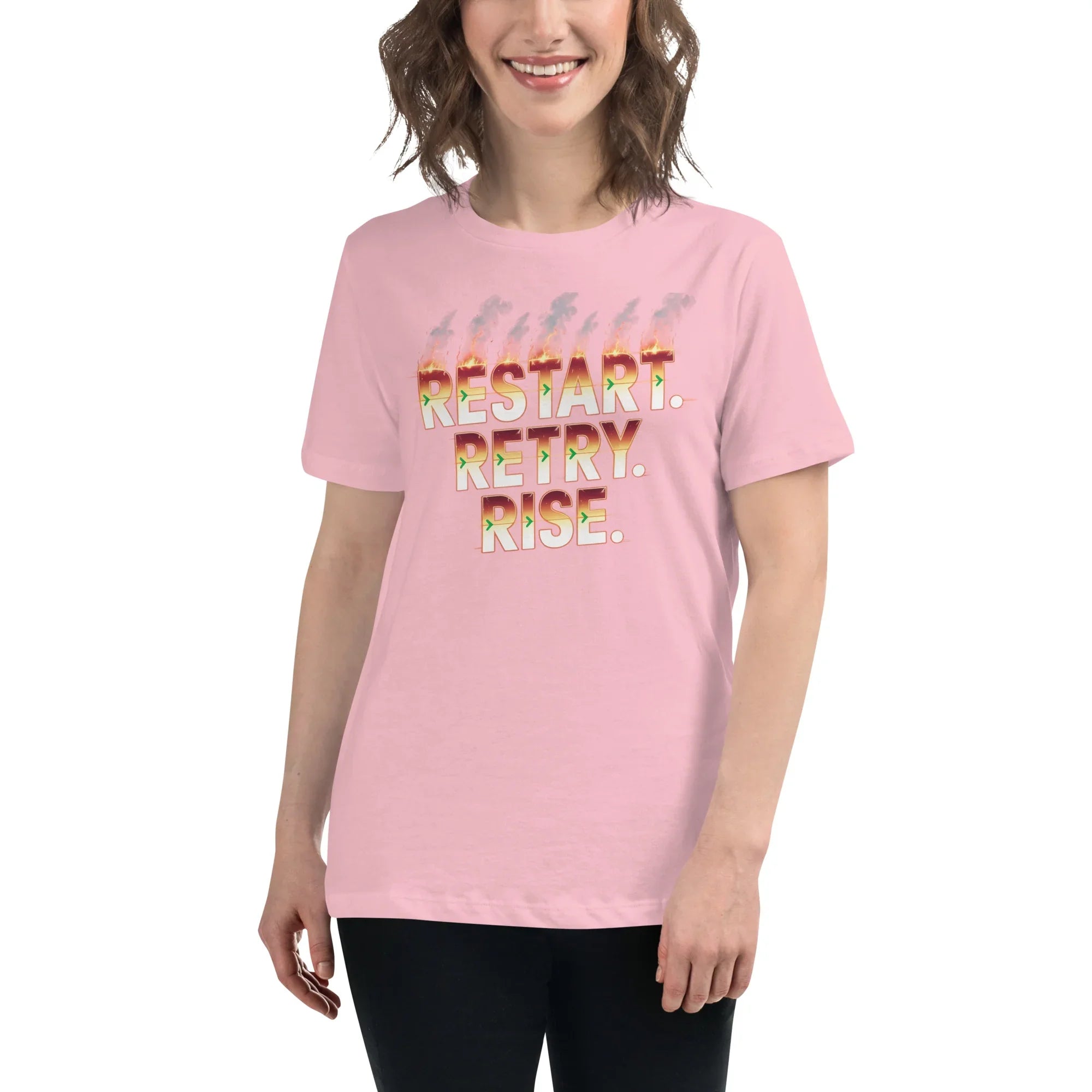 Restart Retry Rise - Rogue Like Action T-Shirt - RaZits