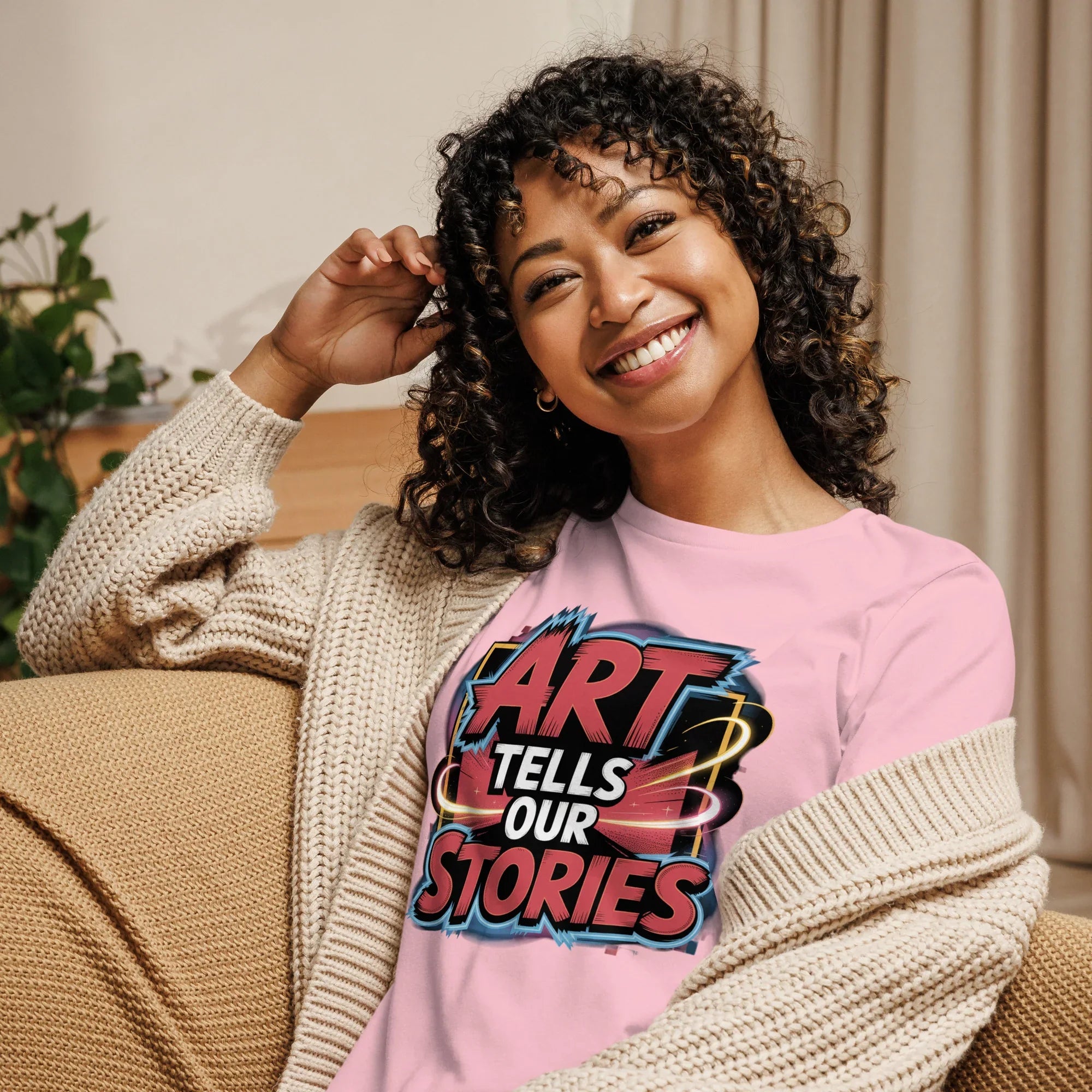 Art Tells Our Stories Shirt – Creative Expression Adventure Tee - RaZits