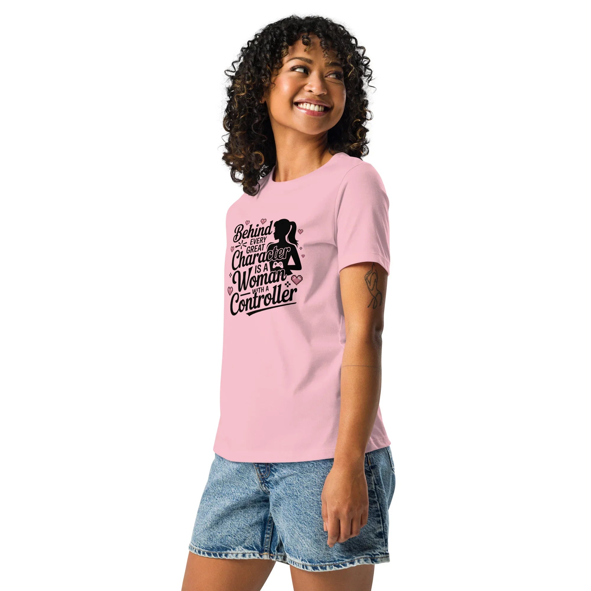 Behind Every Great Character Tee – Gamer Girl Shirt - RaZits