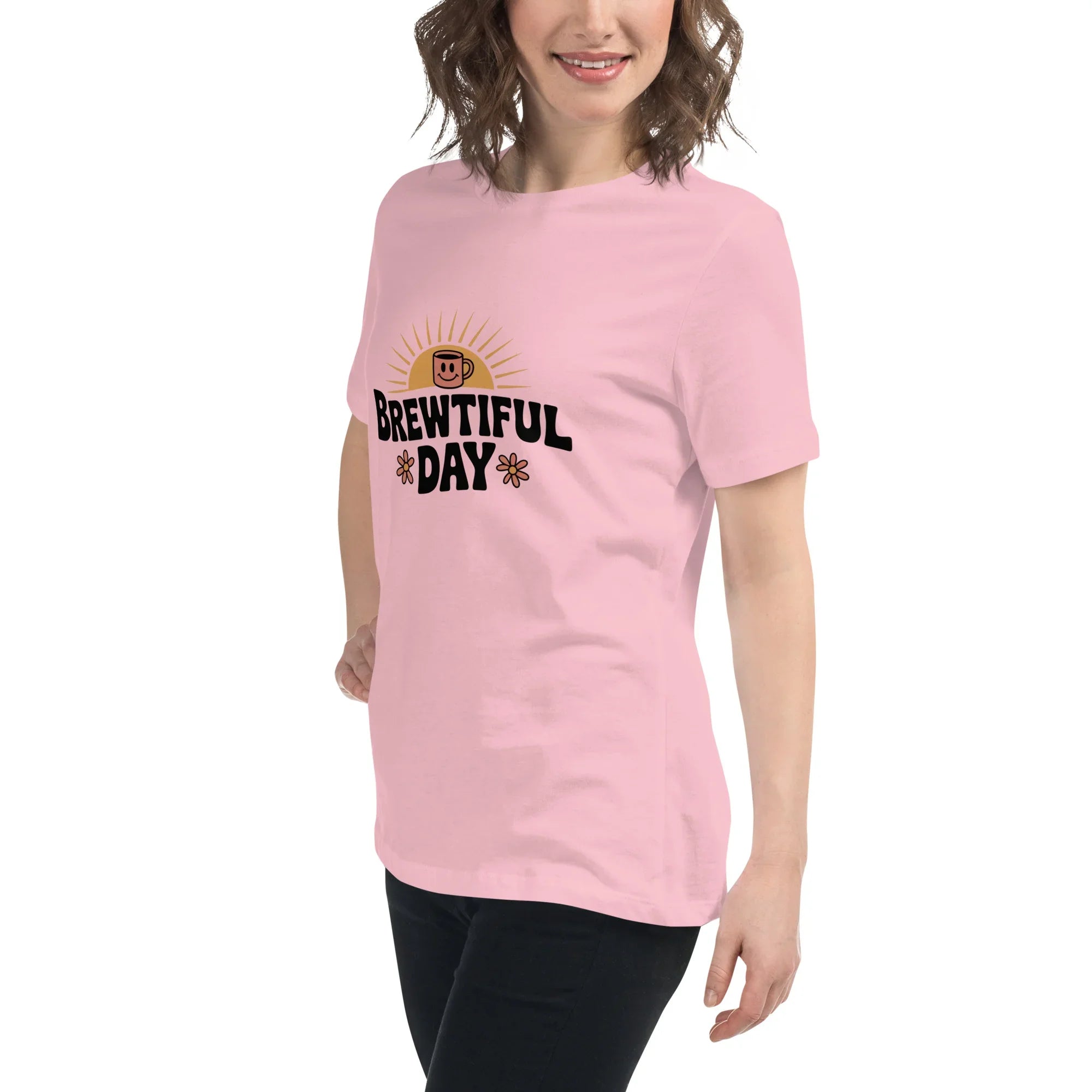 Brewtiful Day Sunrise Coffee Tee - RaZits