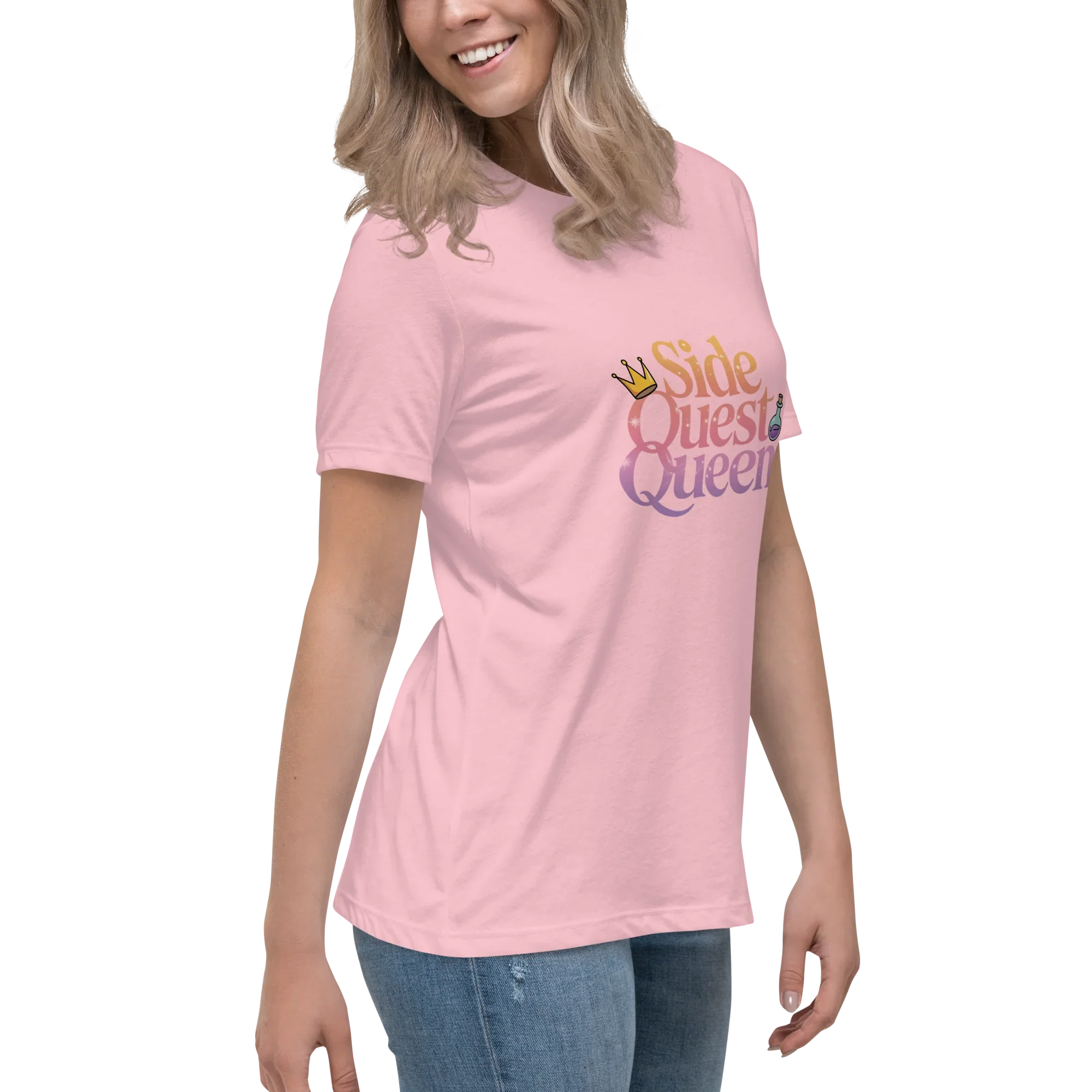Side Quest Queen Shirt – Fantasy Gamer Girl Tee - RaZits