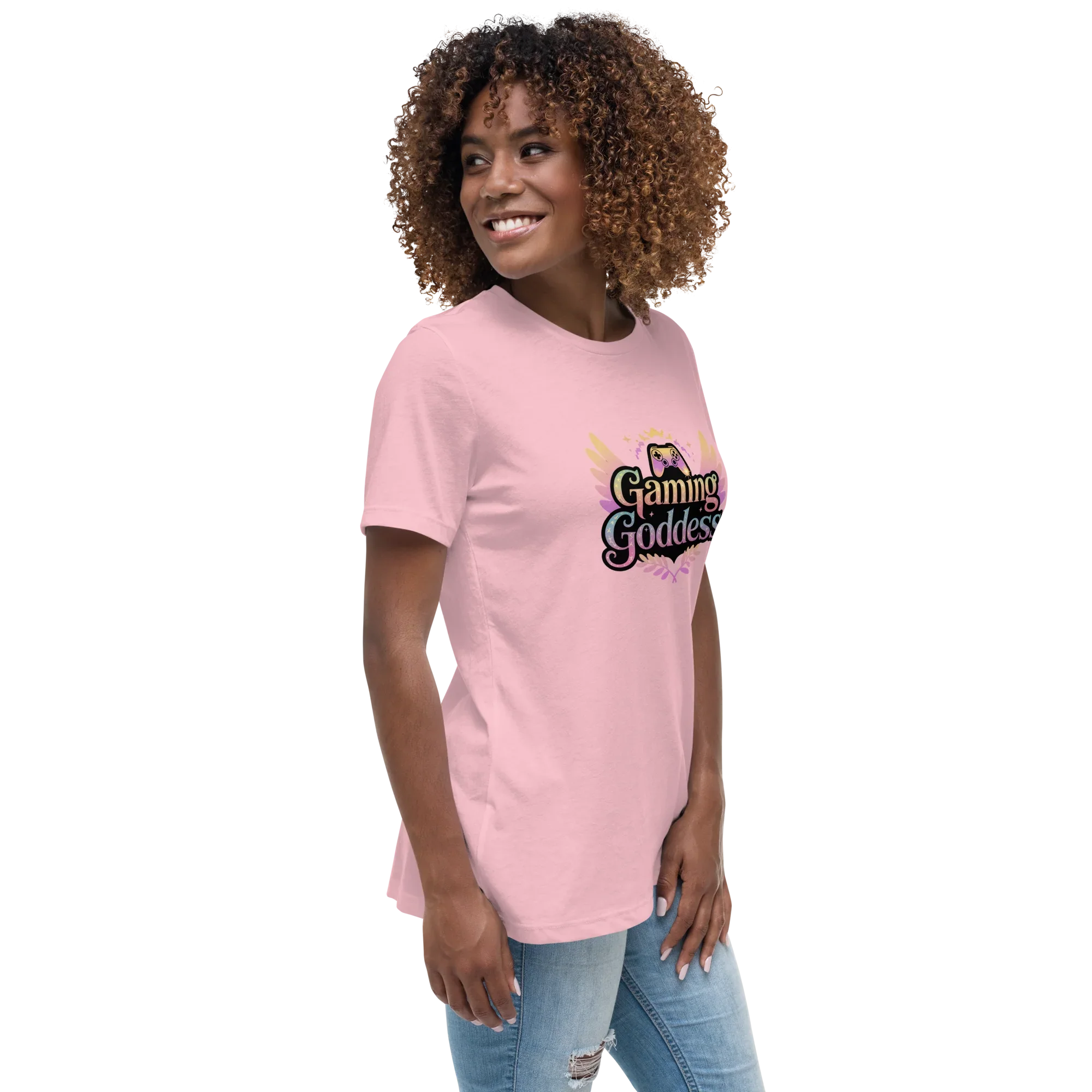 Gaming Goddess Tee – Winged Gamer Girl Shirt - RaZits