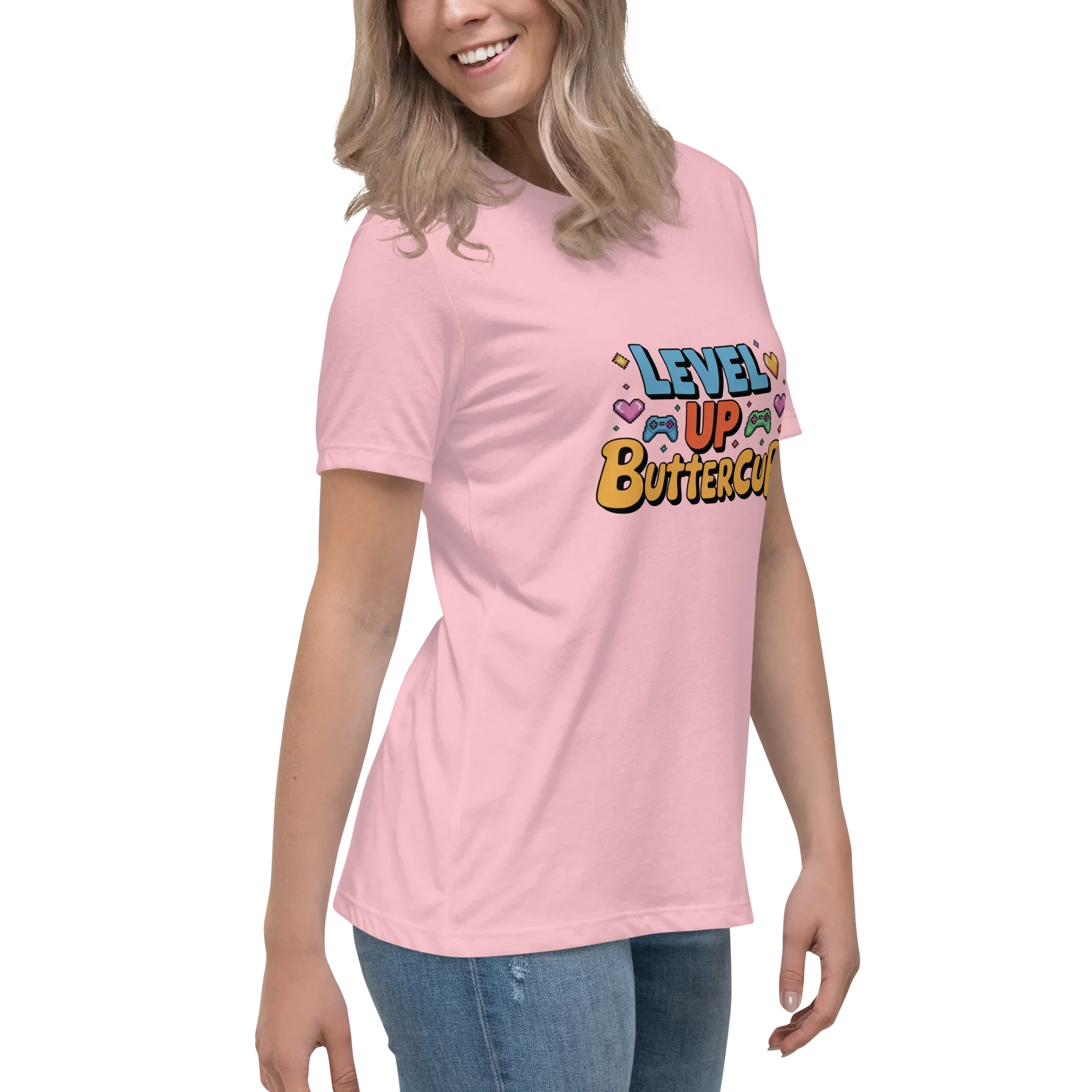 Level Up Buttercup Shirt – Cute Gamer Girl Tee - RaZits
