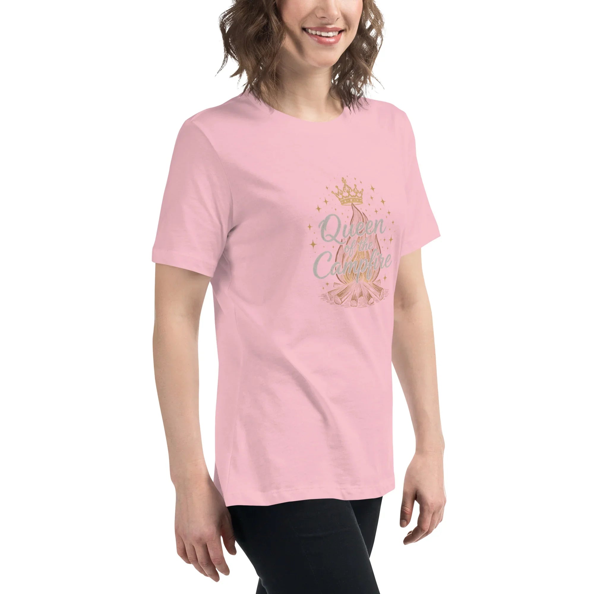Queen of the Campfire Tee – Outdoor Art Shirt - RaZits