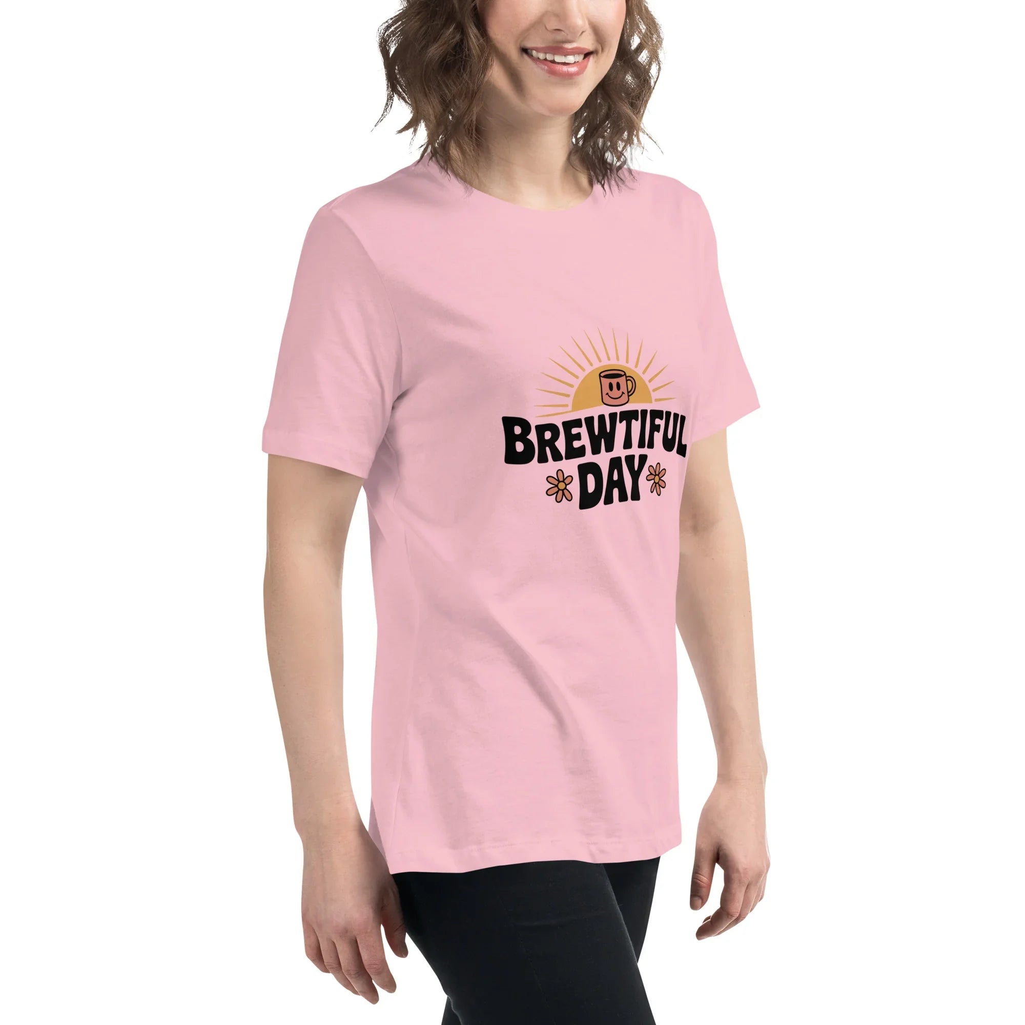 Brewtiful Day Sunrise Coffee Tee - RaZits
