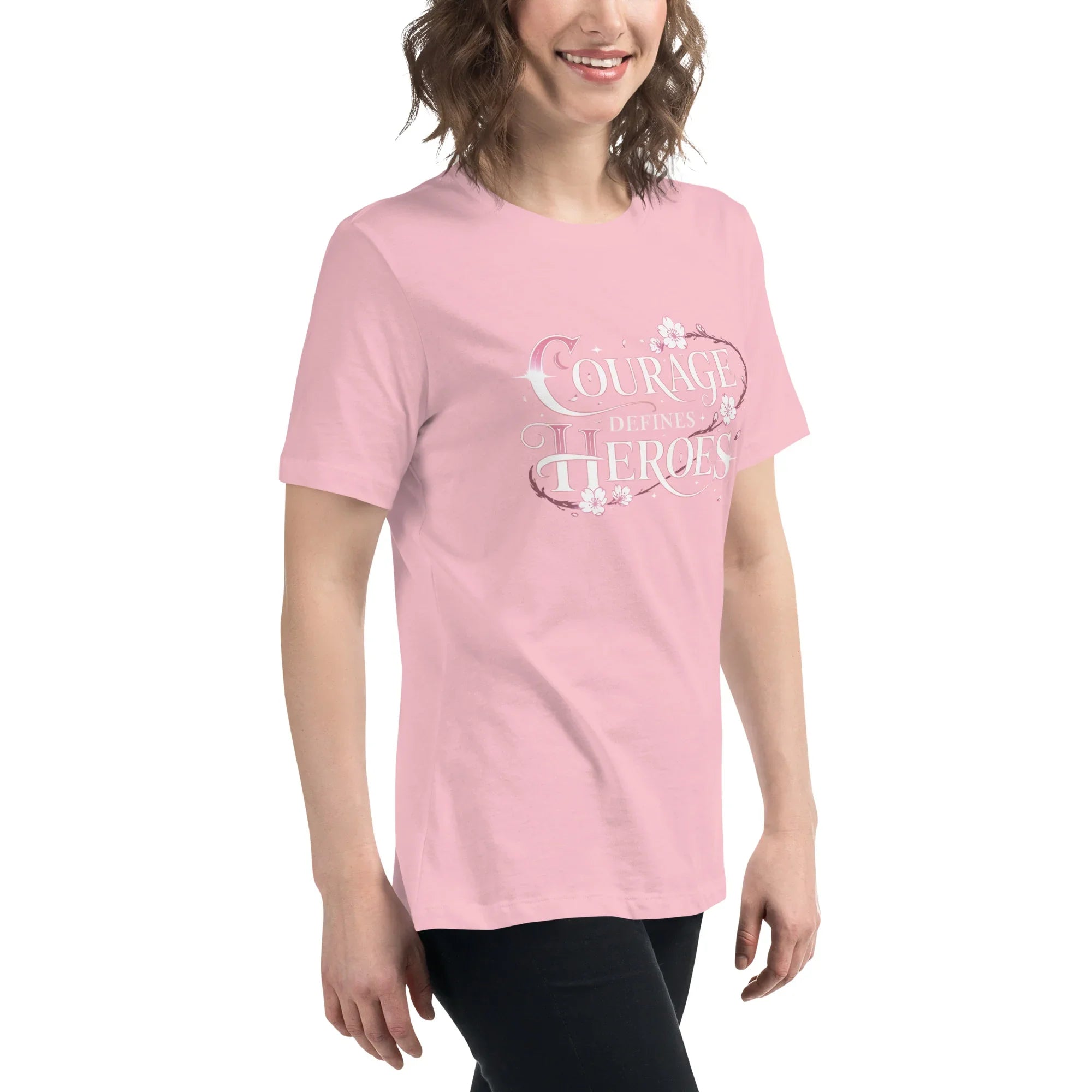 Courage Defines Heroes – JRPG Sakura T-Shirt - RaZits