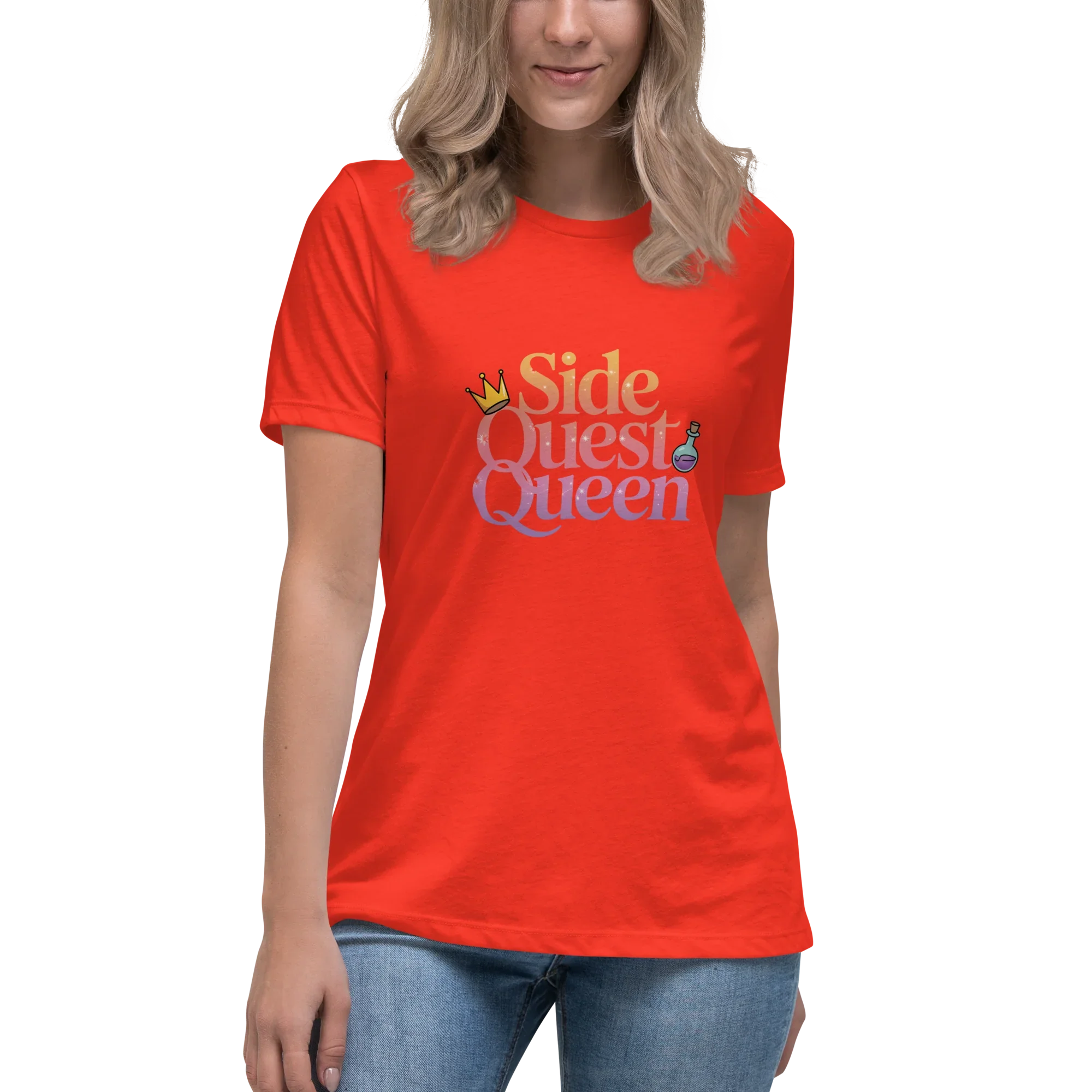 Side Quest Queen Shirt – Fantasy Gamer Girl Tee - RaZits