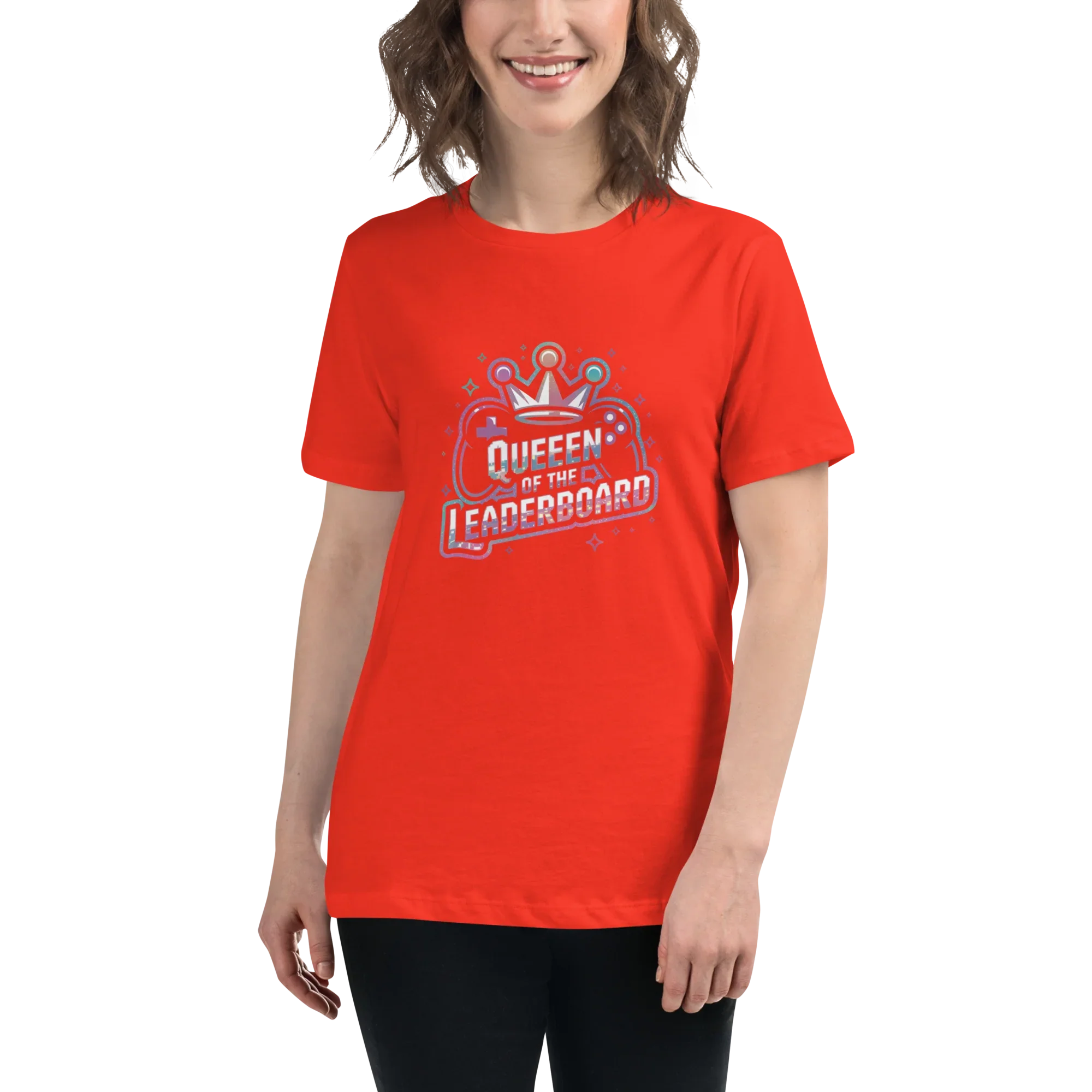 Queen of the Leaderboard Shirt – Gamer Girl Tee - RaZits