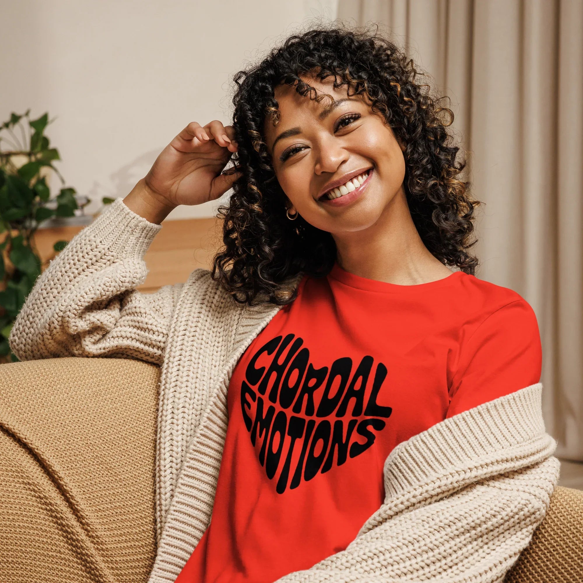 Chordal Emotions Groovy Heart Tee - RaZits