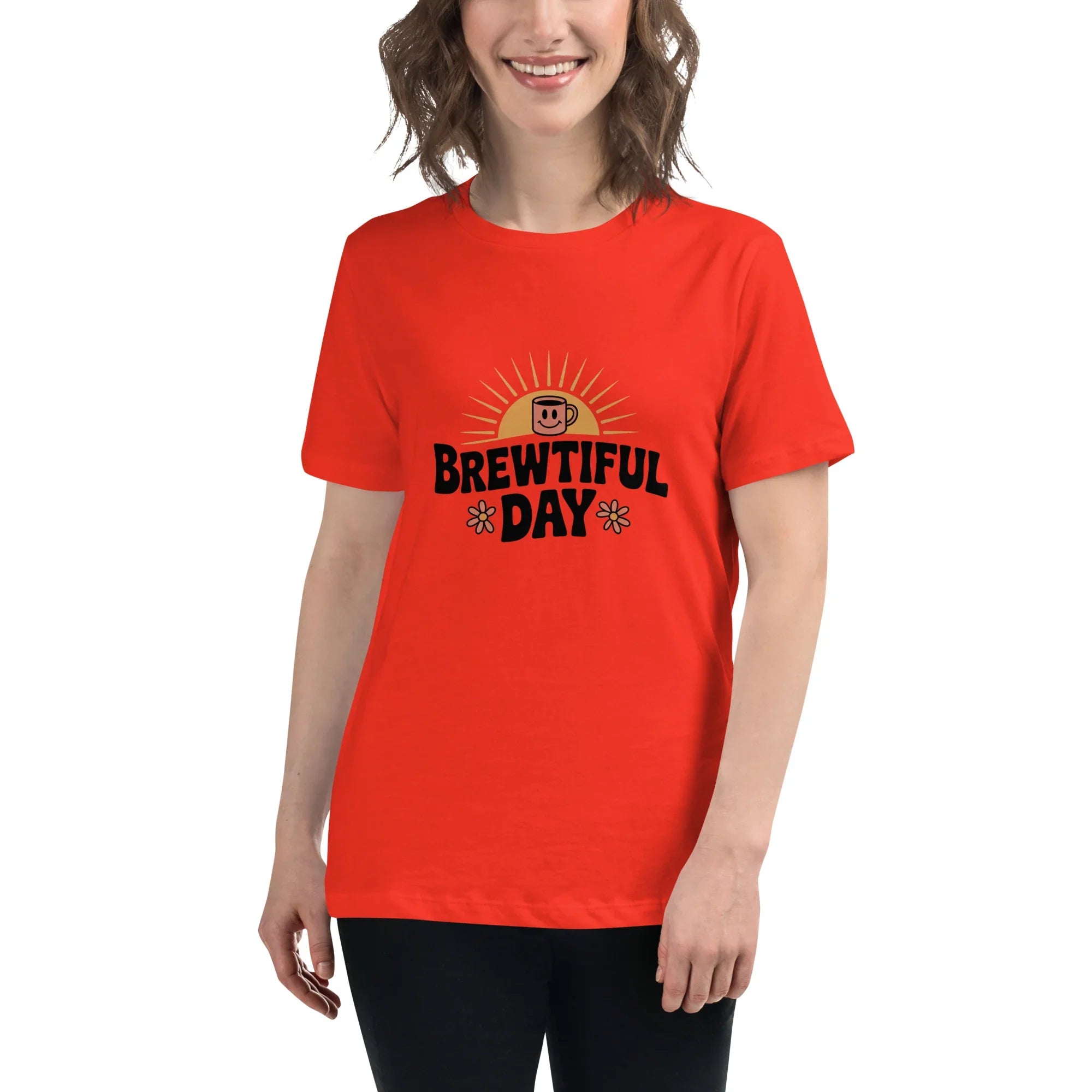 Brewtiful Day Sunrise Coffee Tee - RaZits