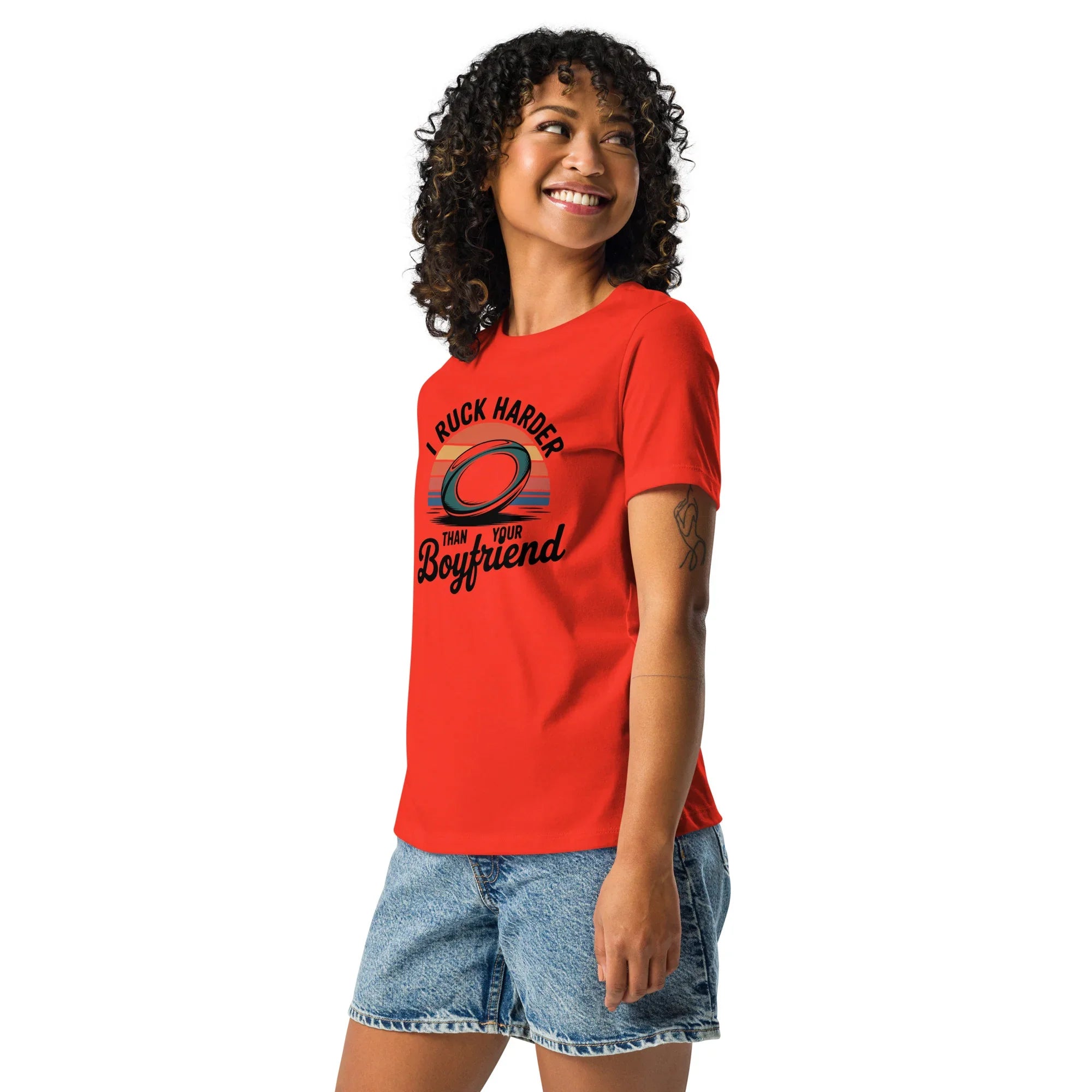 I Ruck Harder Tee – Bold Women's Rugby Statement - RaZits