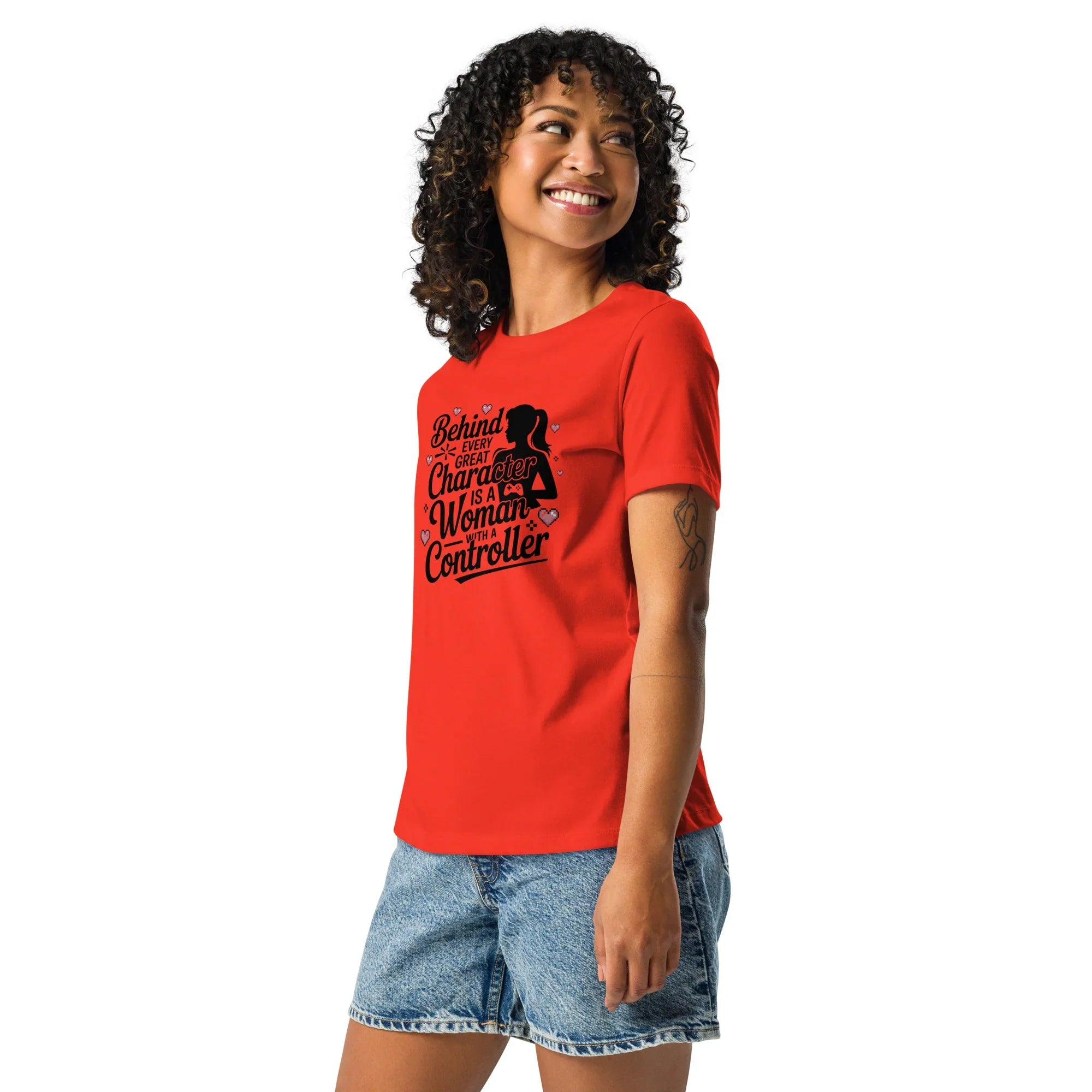 Behind Every Great Character Tee – Gamer Girl Shirt - RaZits