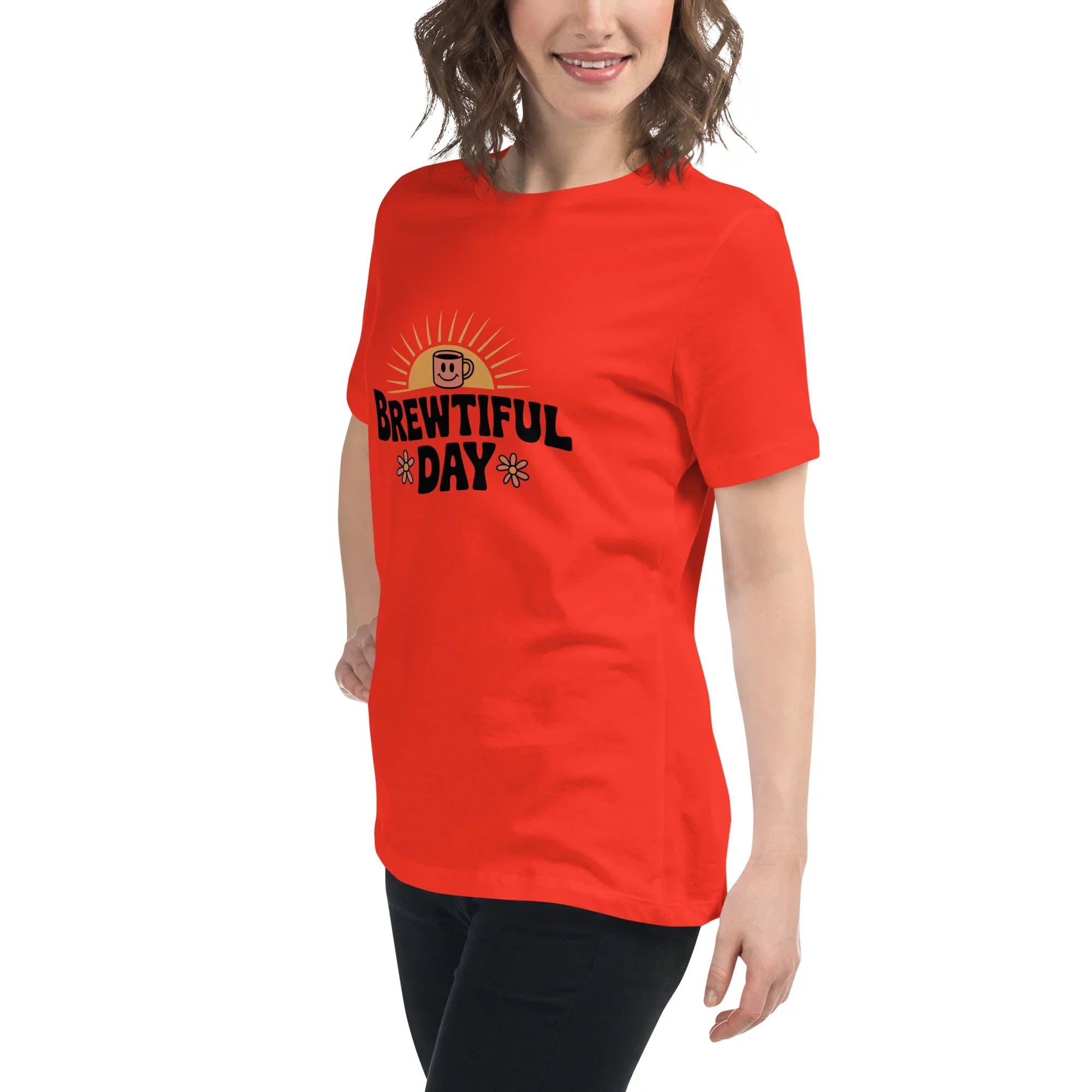 Brewtiful Day Sunrise Coffee Tee - RaZits