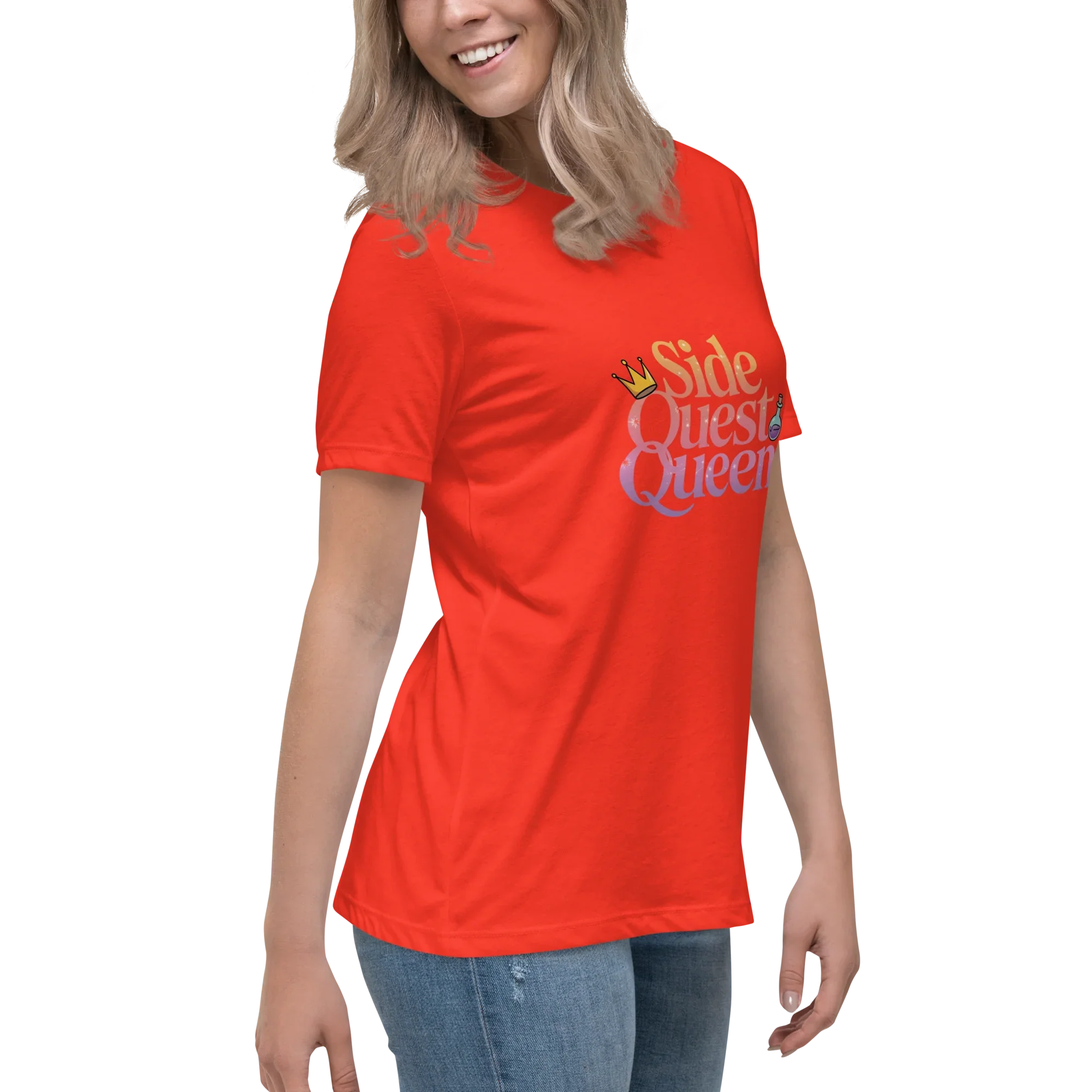 Side Quest Queen Shirt – Fantasy Gamer Girl Tee - RaZits