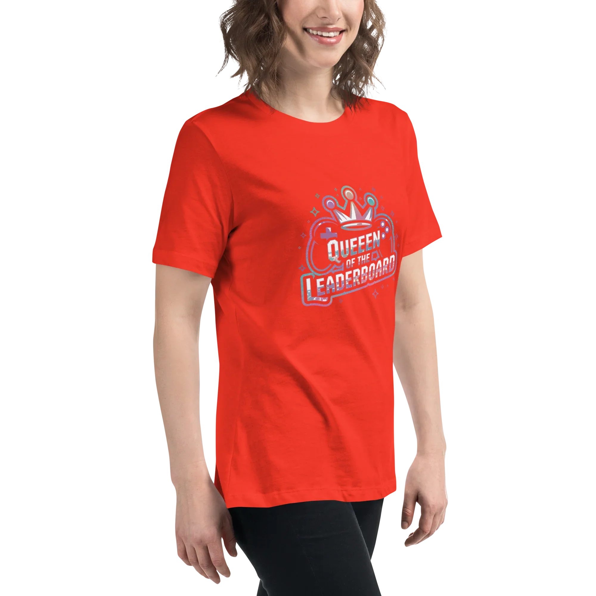 Queen of the Leaderboard Shirt – Gamer Girl Tee - RaZits