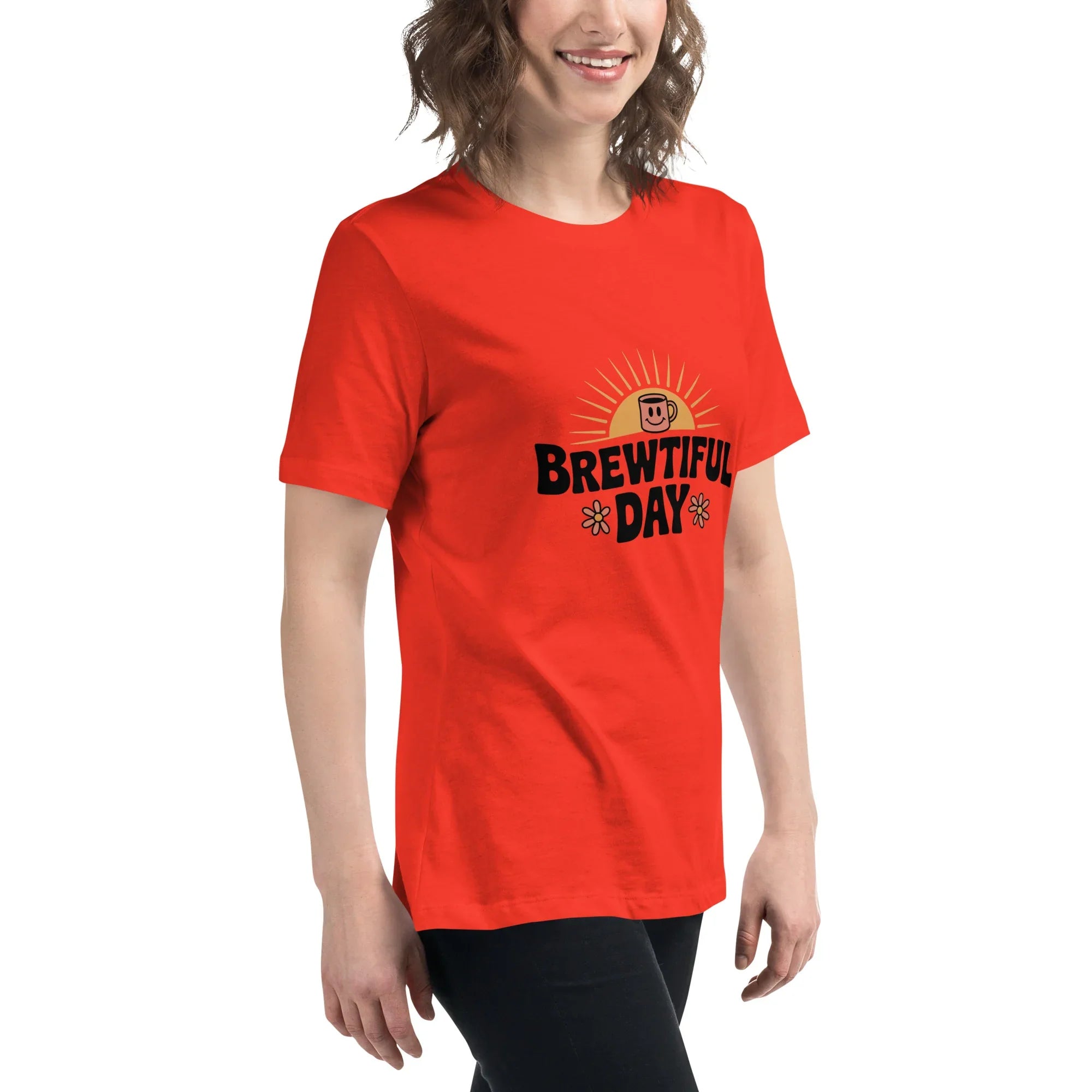 Brewtiful Day Sunrise Coffee Tee - RaZits