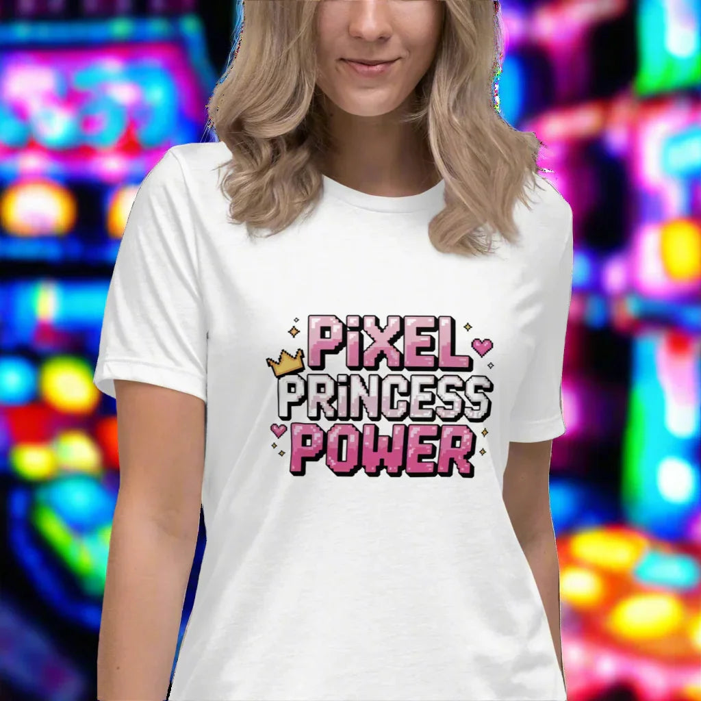 Pixel Princess Power Shirt – Retro Gamer Girl Tee - RaZits