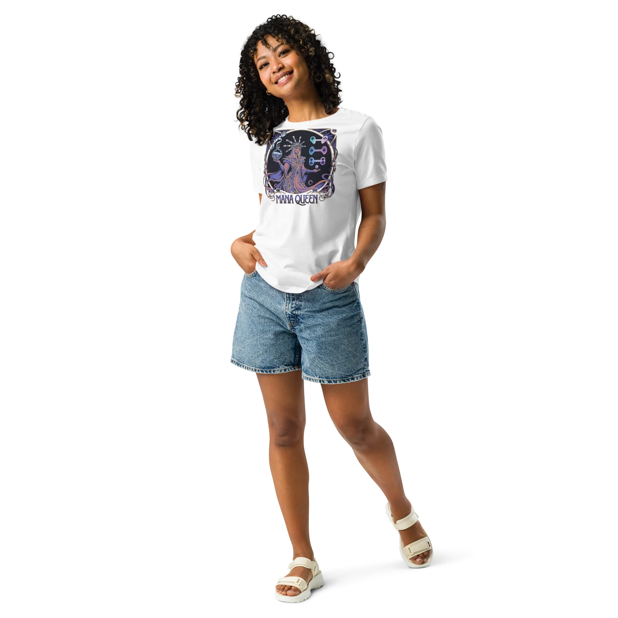 Mana Queen Shirt – Fantasy Sorceress Gamer Tee - RaZits